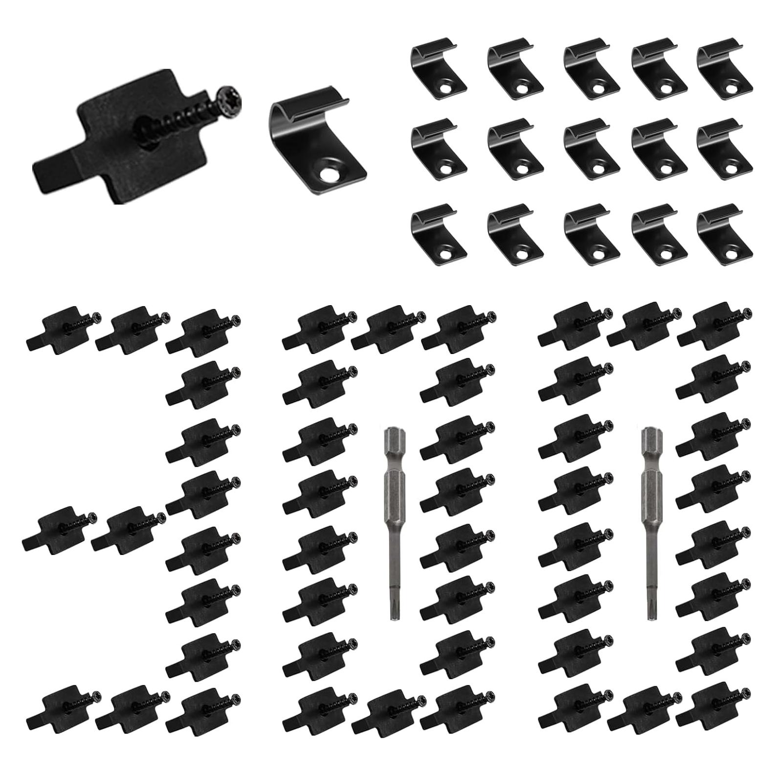 Kit de Sujetadores Ocultos para Deck Compuesto HuiLi 300 Pcs