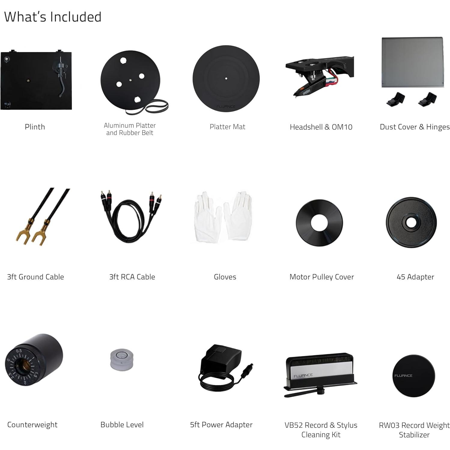 Giradiscos Fluance RT82 Alta Fidelidad con Cartucho Ortofon