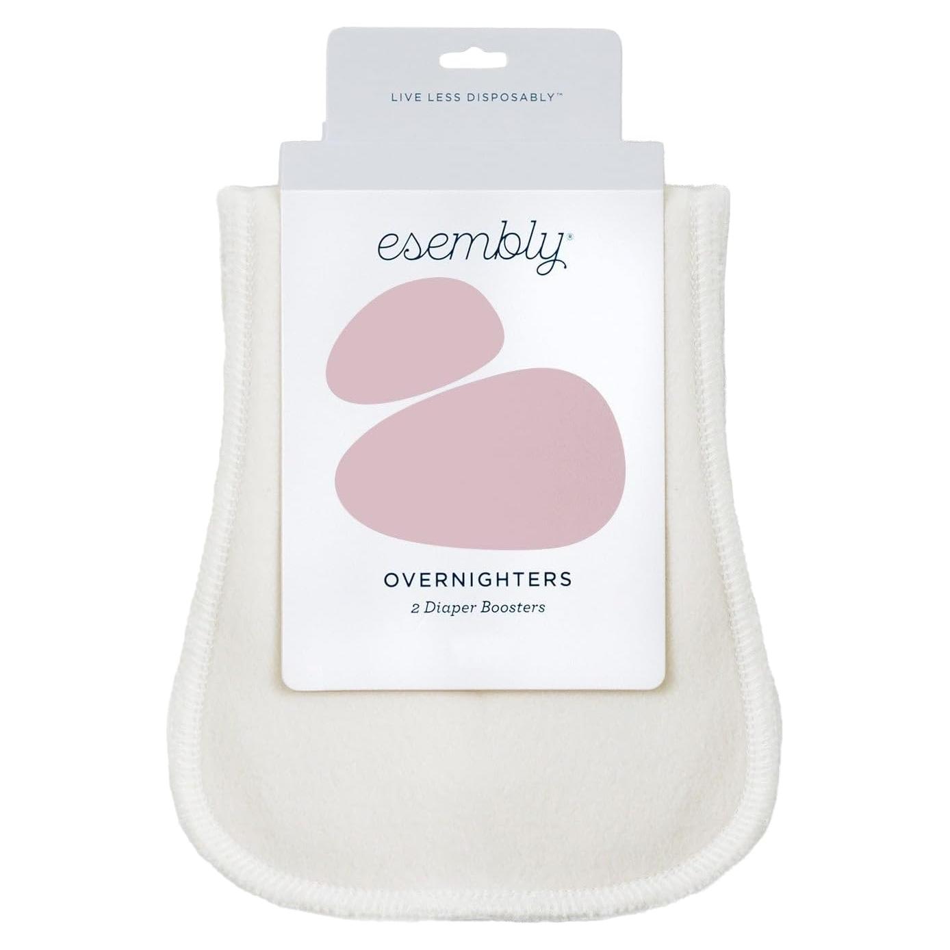Inserciones Esembly Overnighters para pañales de tela - 2 unidades