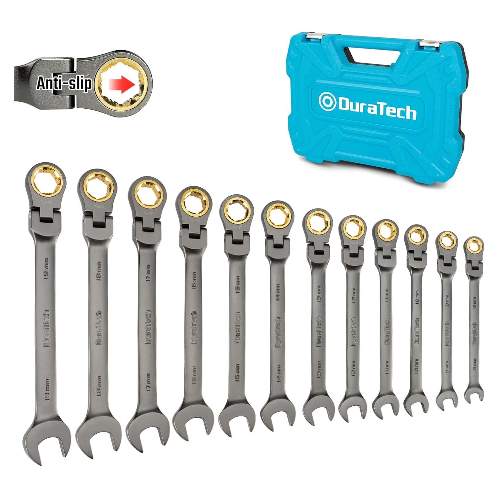 Juego de Llaves Combinadas DURATECH 12 Piezas 8-19 mm