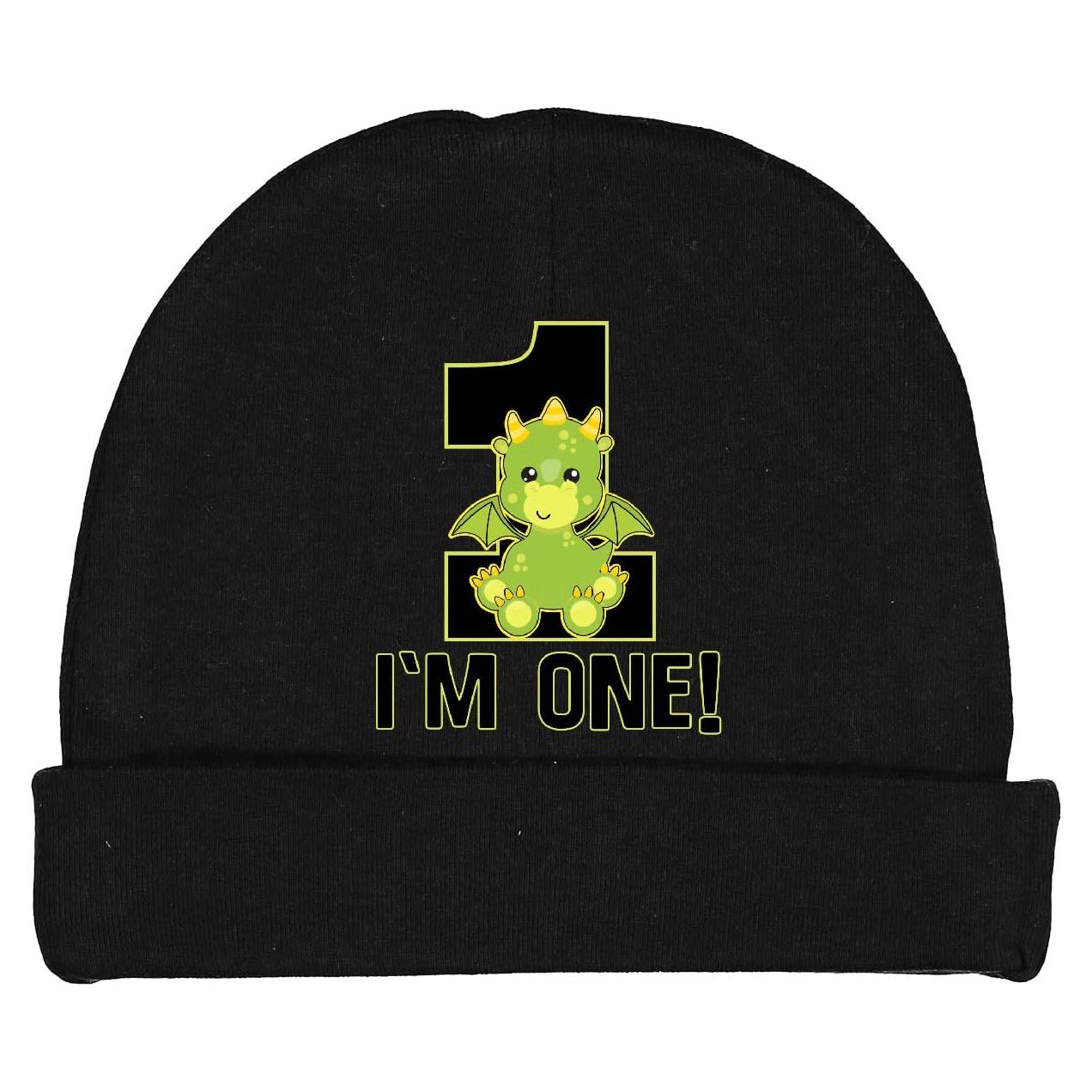 Gorro de bebé dragón Inktastic 1er cumpleaños niño