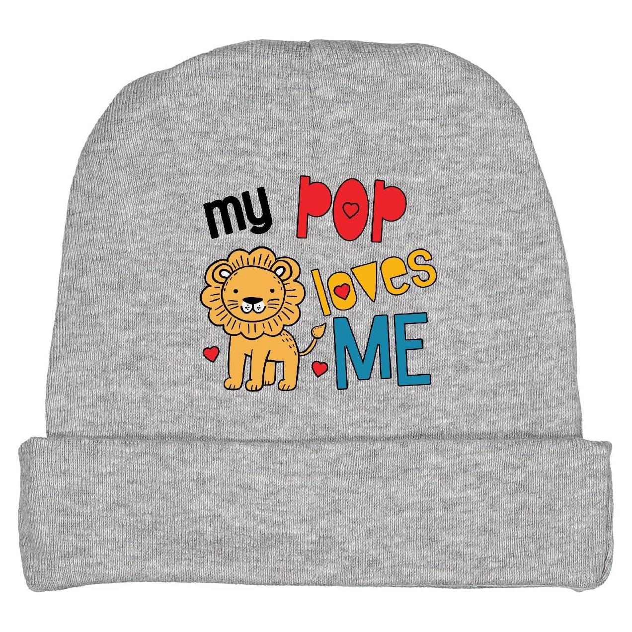 Gorro de bebé Inktastic Abuelo ama a su nieto León