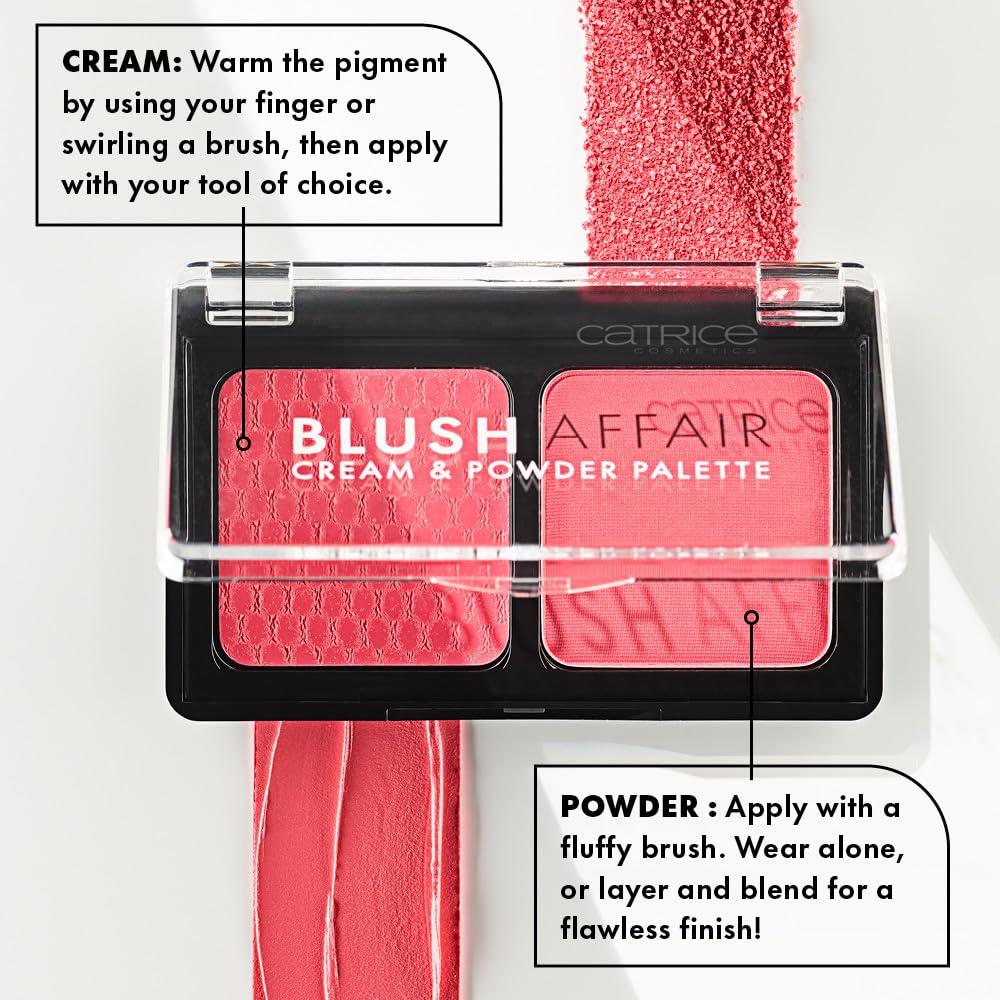 Paleta de Rubor Crema y Polvo Catrice Blush Affair 49.6g