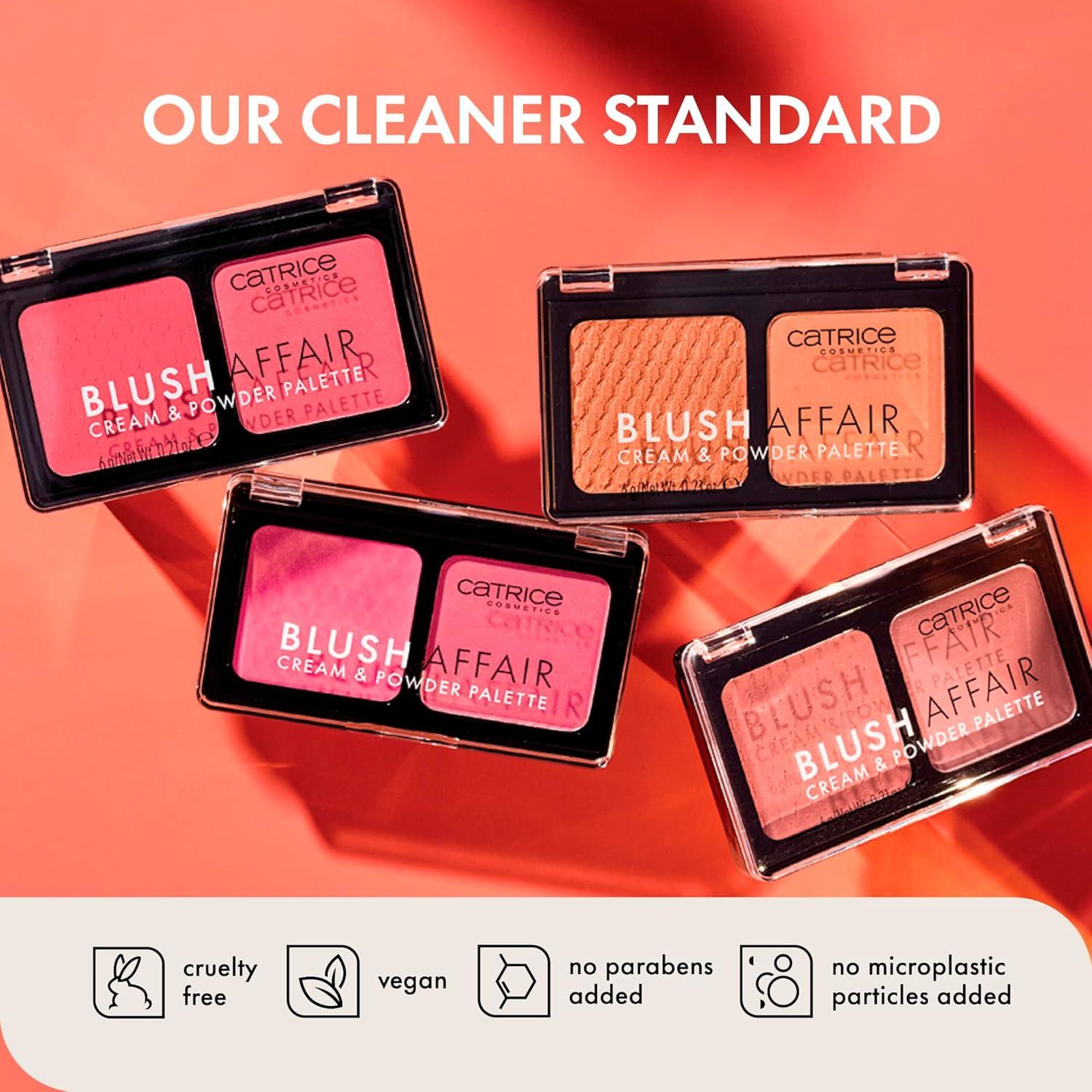 Paleta de Rubor Crema y Polvo Catrice Blush Affair 49.6g