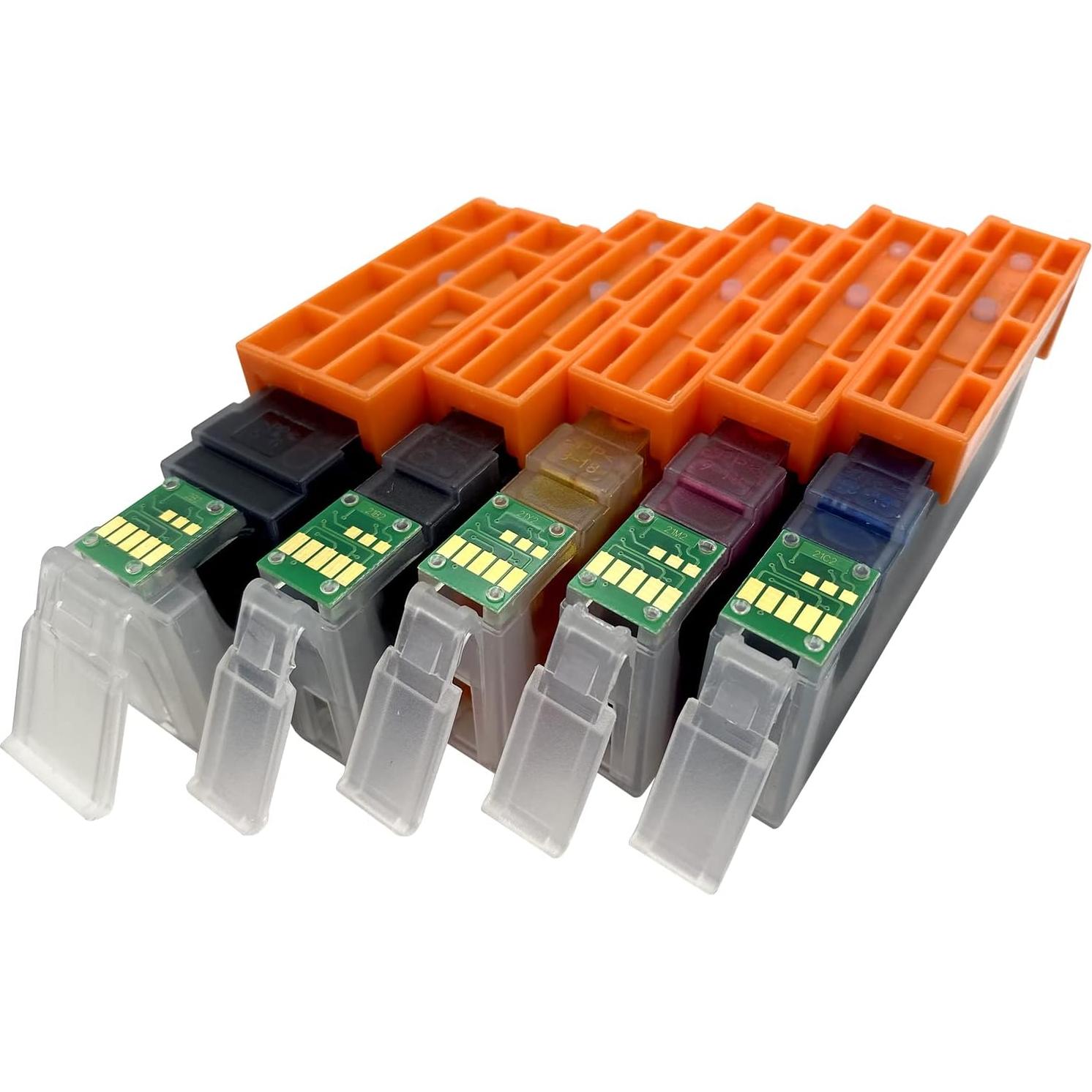 Cartuchos de Tinta Recargables HEMEI PGI-280XXL CLI-281XXL 5 Colores