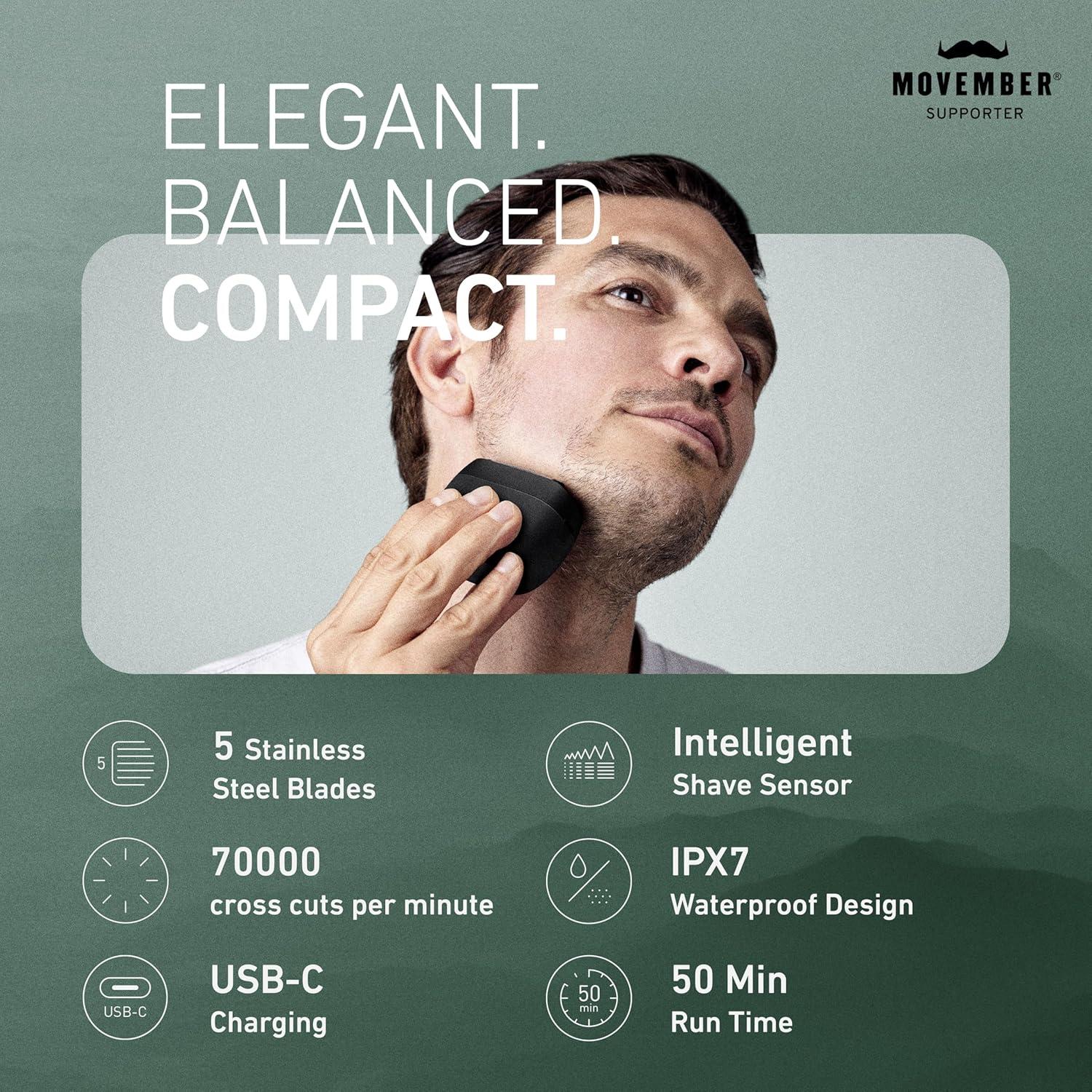 Afeitadora Eléctrica Panasonic ARC5 ES-PV3A-K 5 Cuchillas USB-C