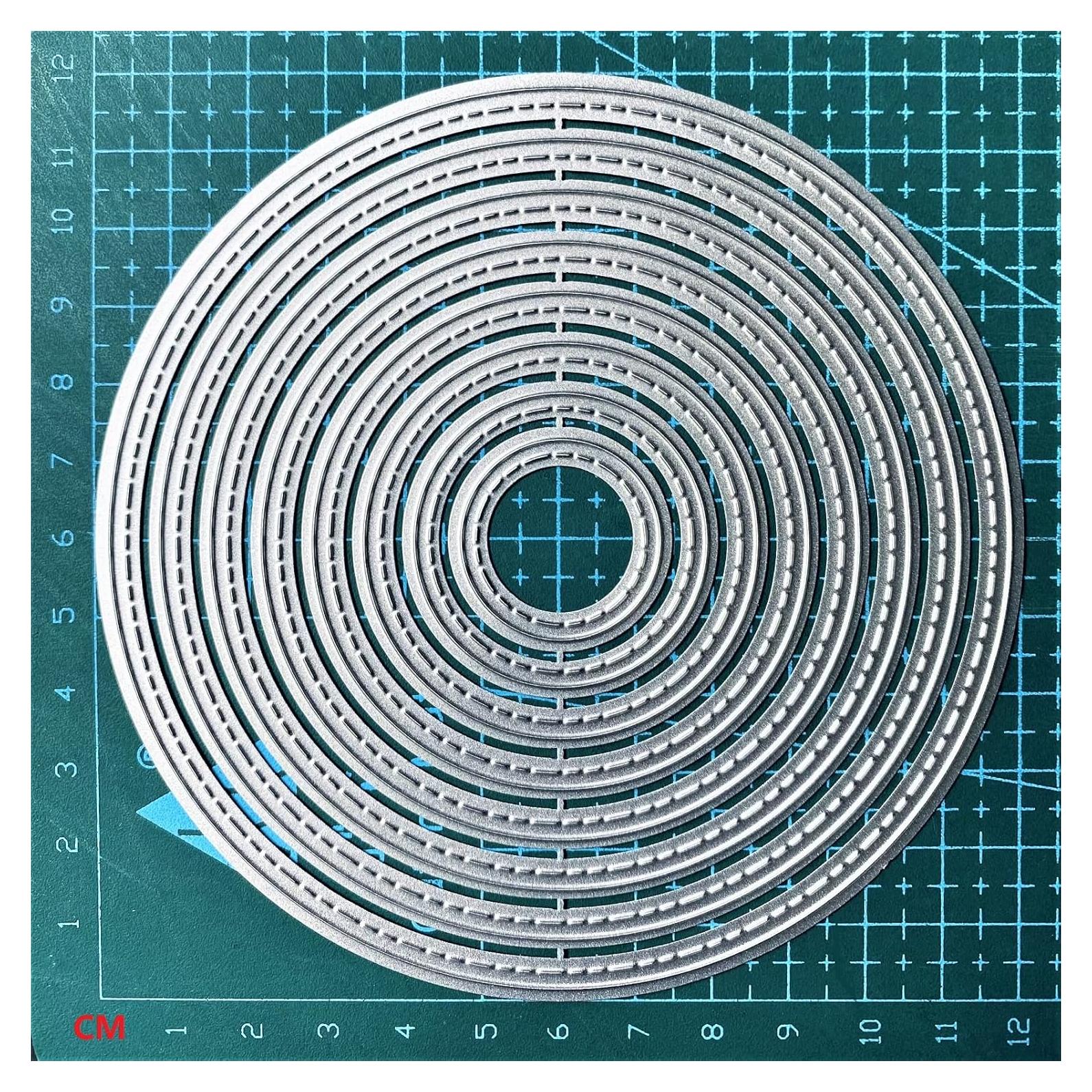 Troqueles de Corte Redondos ZbFwmx 12cm para Scrapbooking