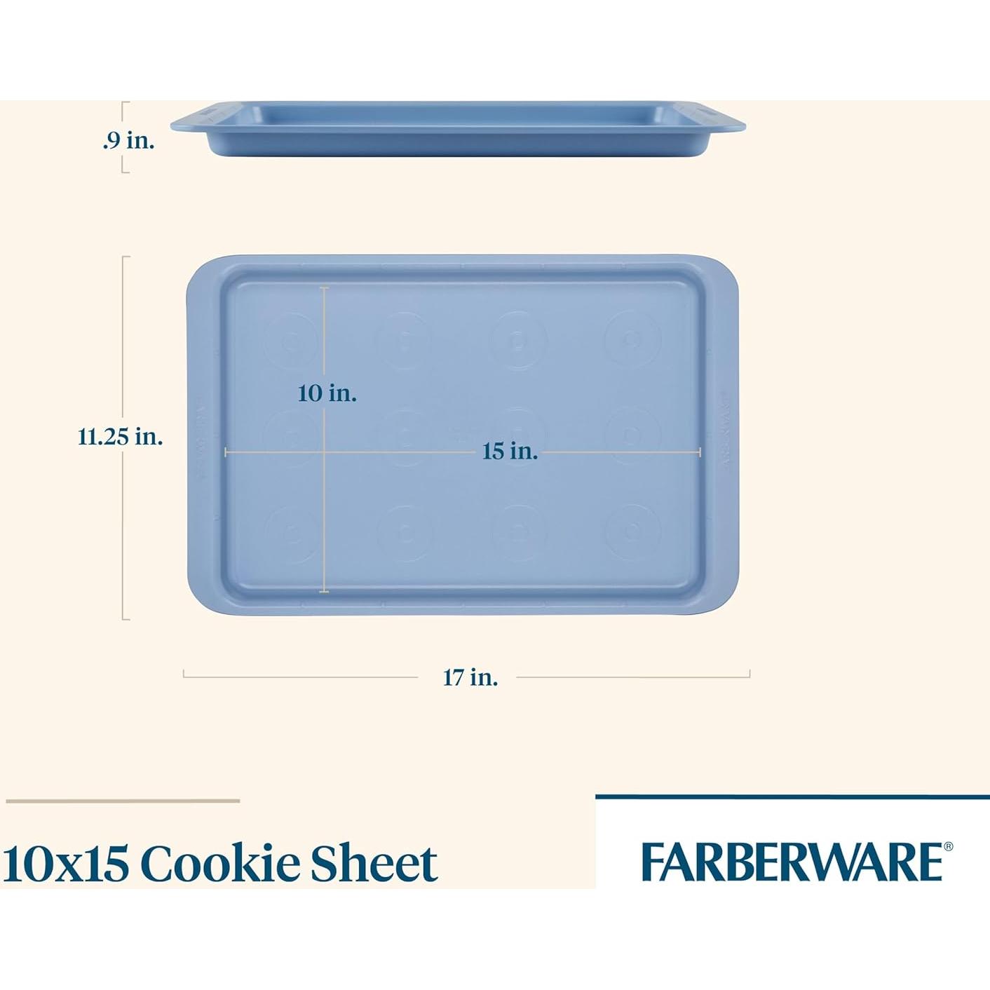 Bandeja para Galletas Farberware Easy Solutions 43x28 cm Azul