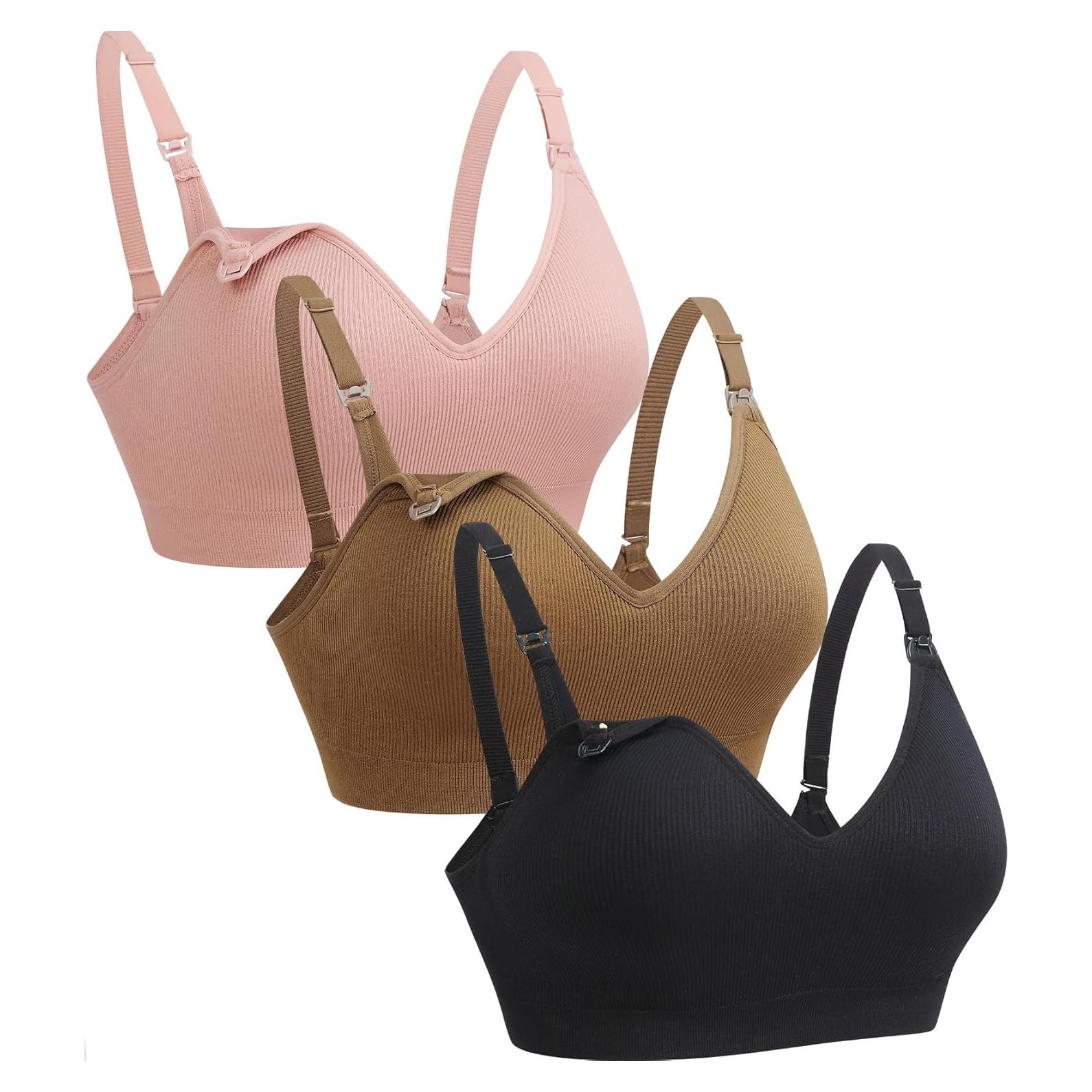 Sujetador de Lactancia Sin Costuras Suekaphin XL con Almohadillas