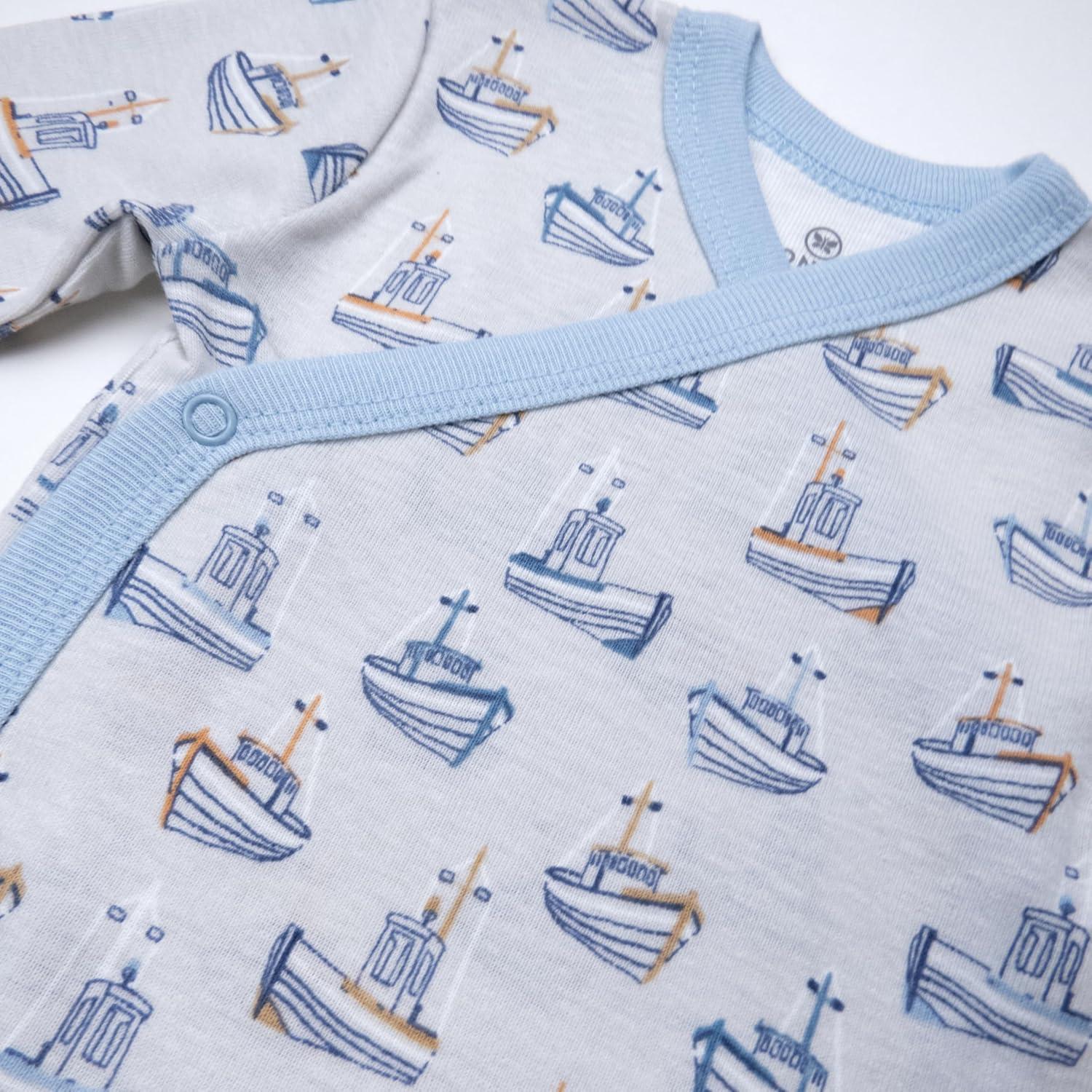 Bodysuits de Manga Larga HonestBaby 3 Piezas Algodón Orgánico