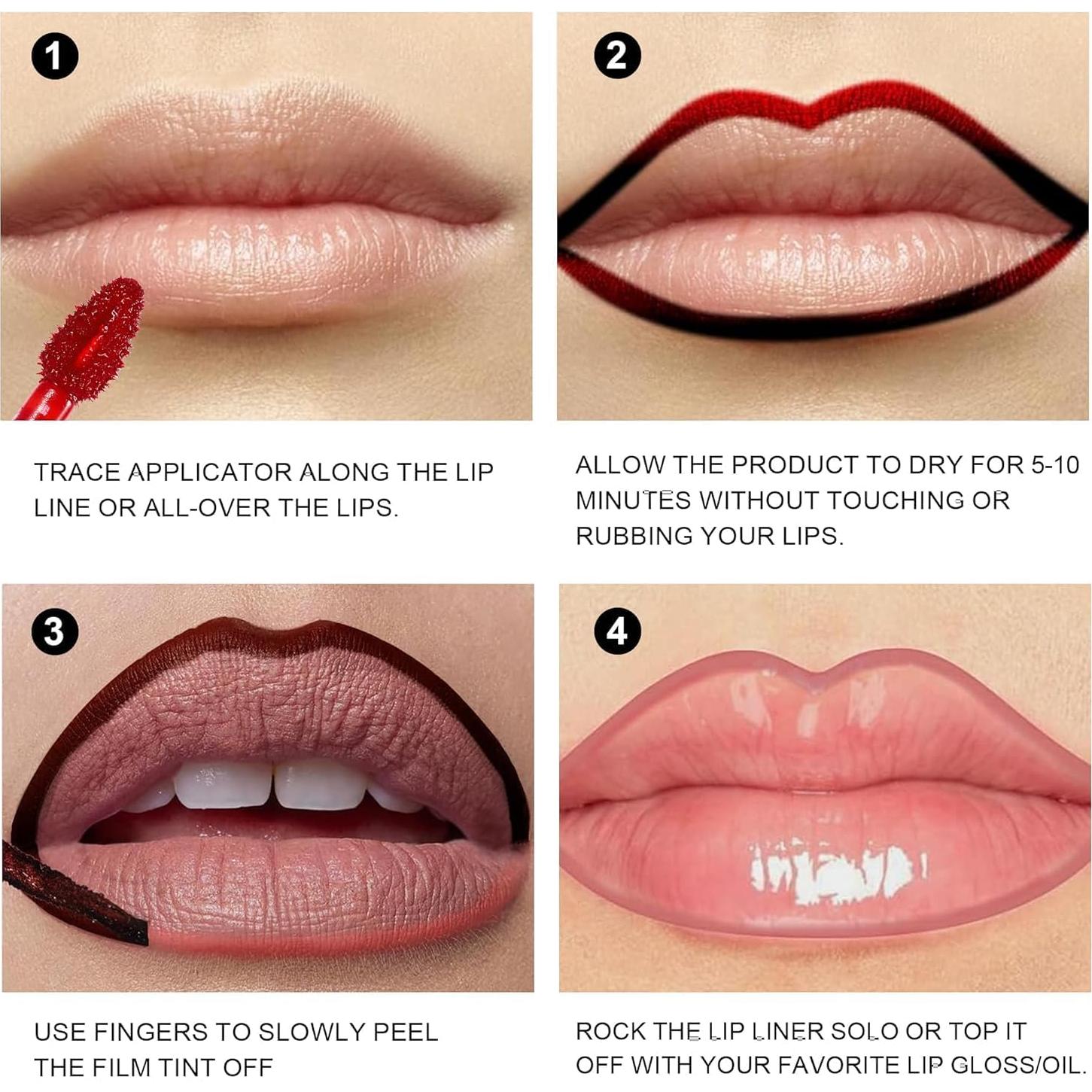 Tinte de Labios Peel Off BEUKING #05 3.54 ml Mate Impermeable