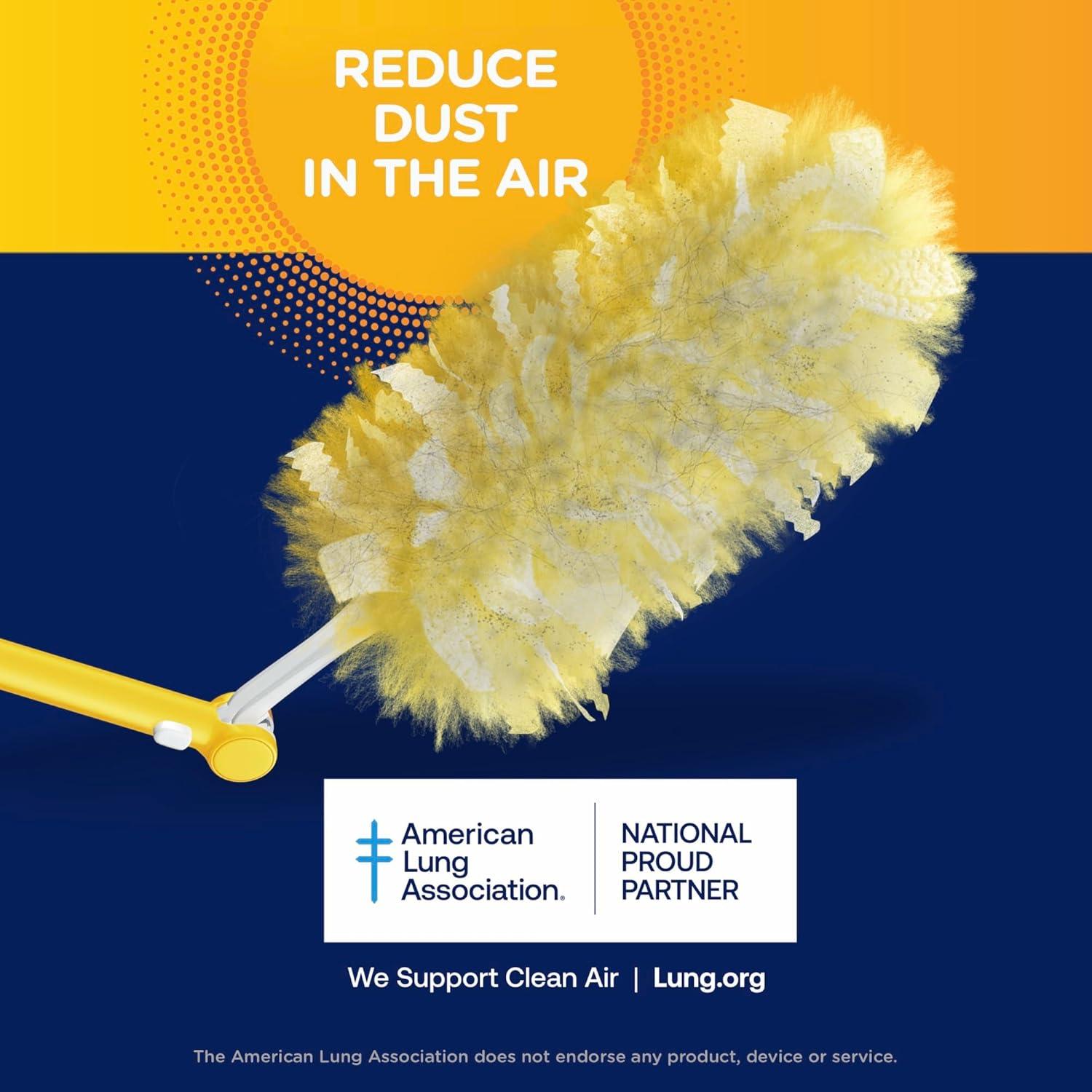 Kit de Extensión Swiffer 360 Dusters con Mango Ergonomico - 4 Piezas