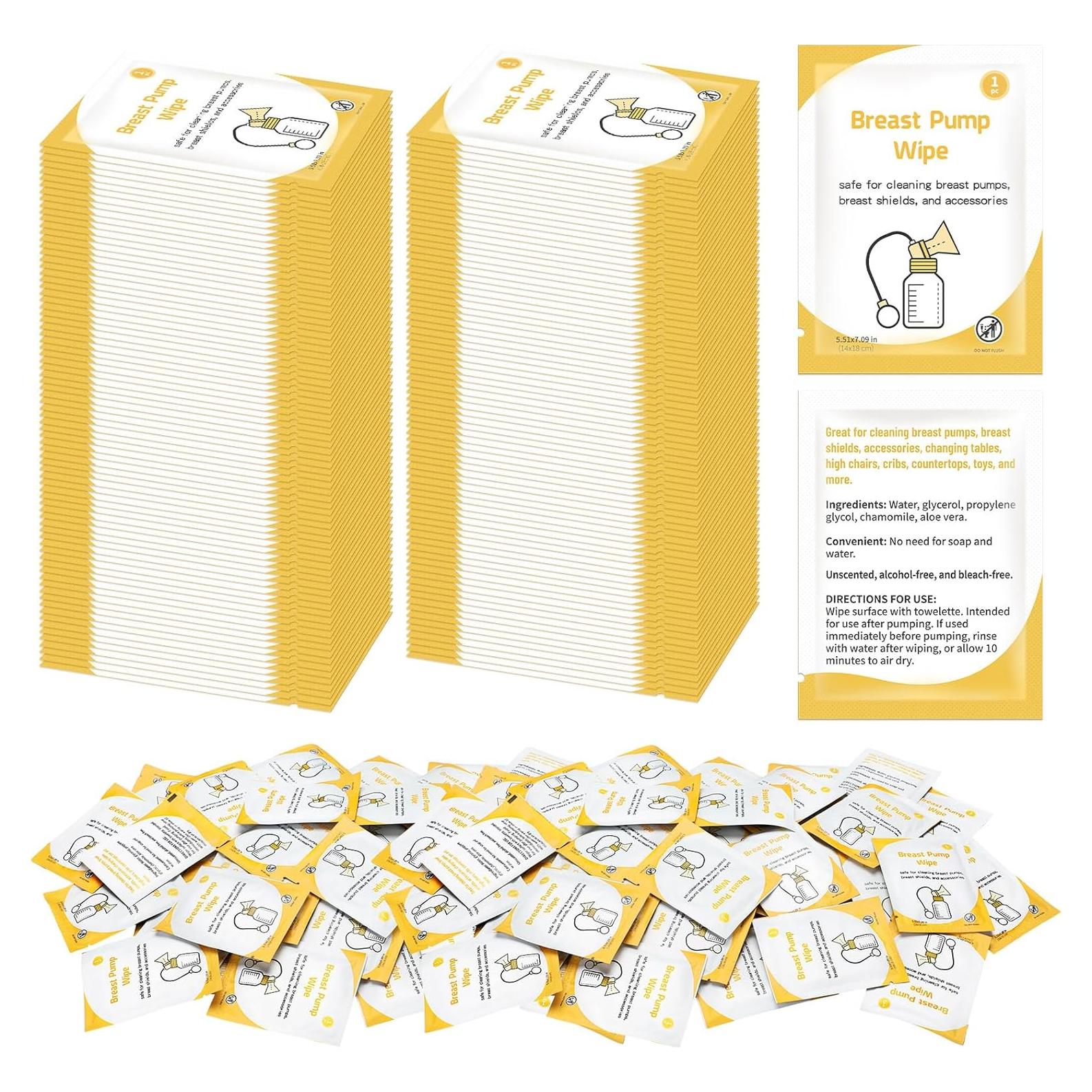 Toallitas para Extractores de Leche Demissle 50 Pcs Higiénicas