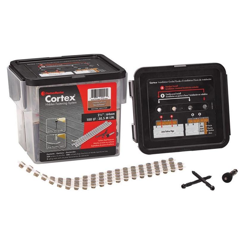 Cortex Colado FastenMaster para Deck Trex 100 Pies Biscayne