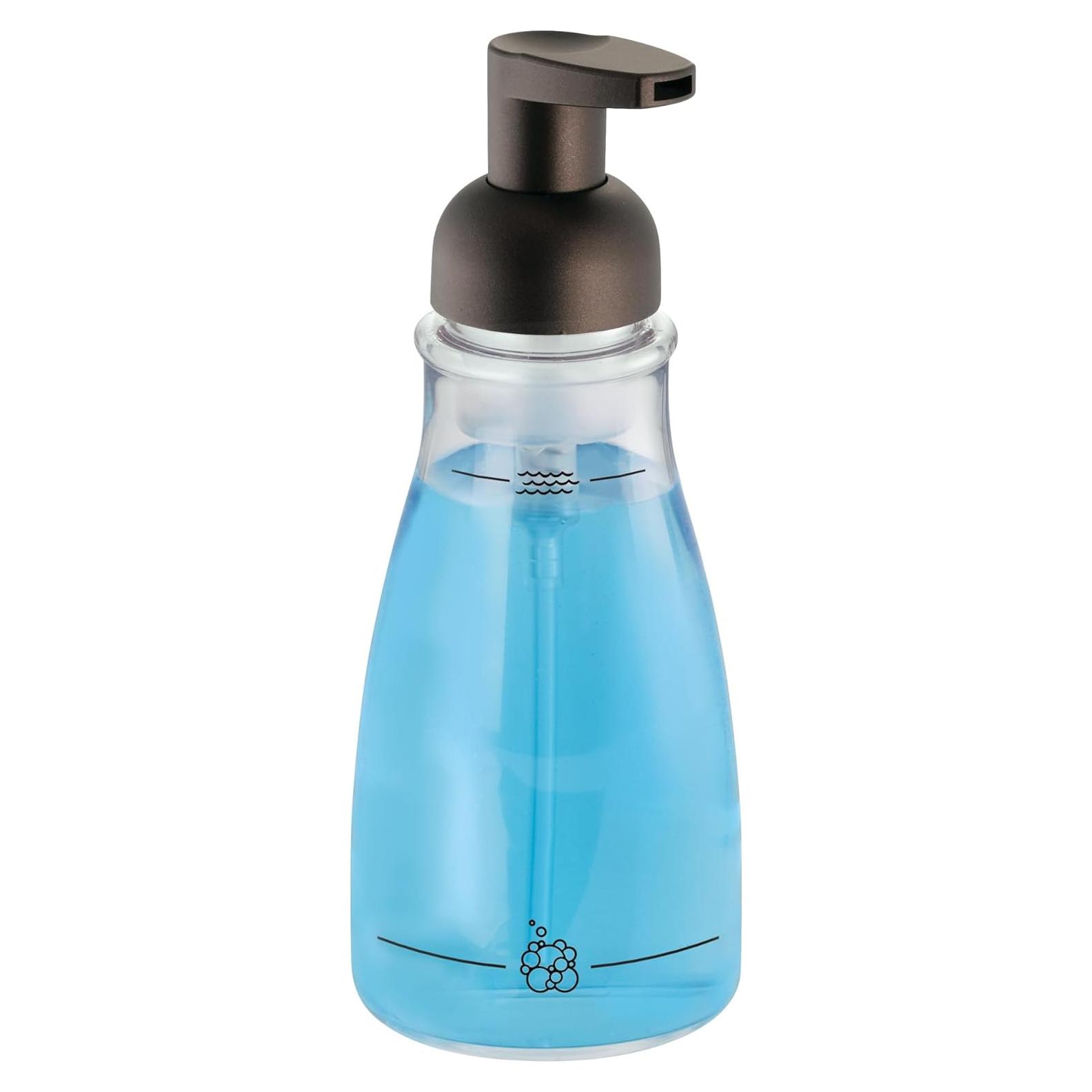 Dispensador de Jabón Espumoso InterDesign Claro/Bronce 414 ml