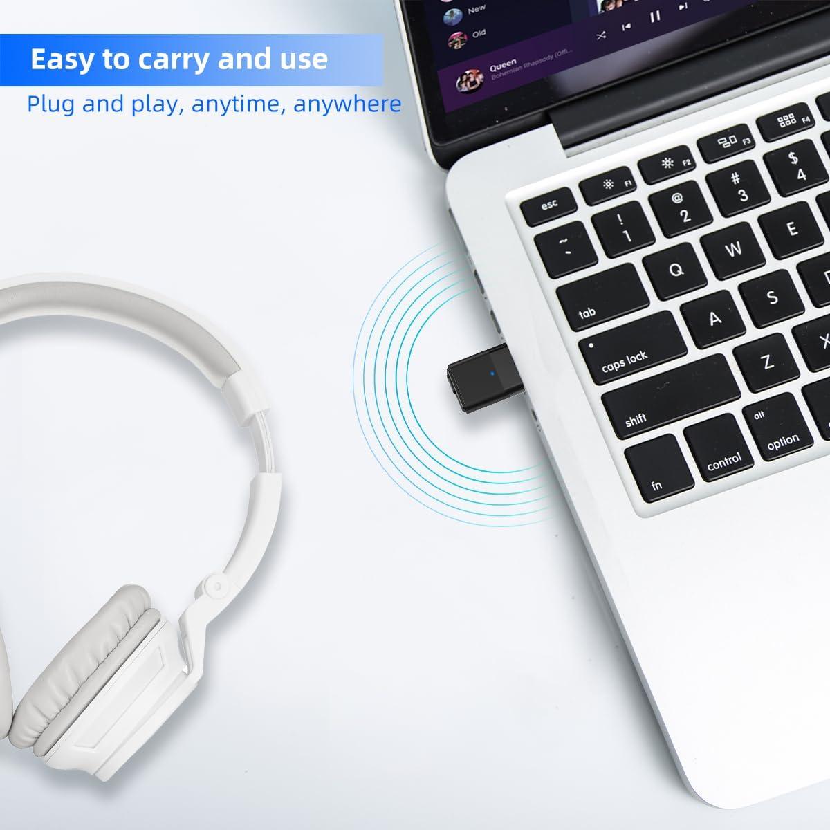 Adaptador Bluetooth Ldex DG05 para PS5, PS4, Switch, PC