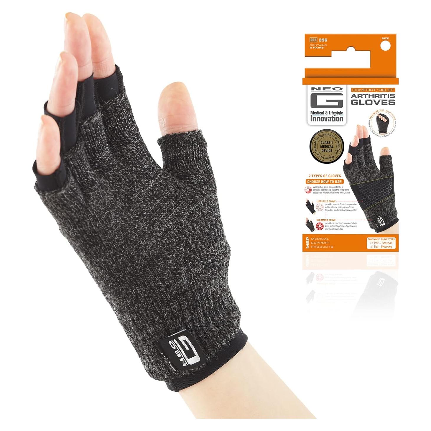 Guantes de Compresión Neo G para Artritis XL - Doble Capa