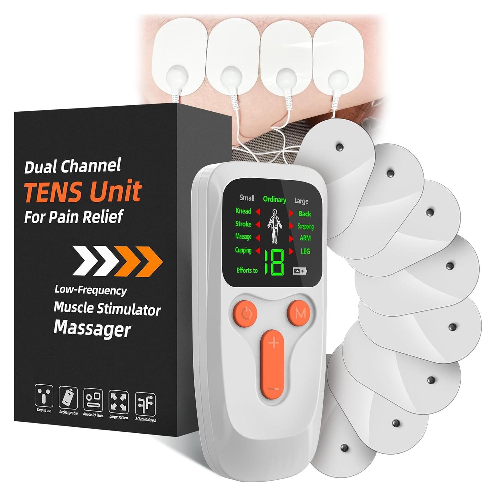 Estimulador Muscular TENS EMS Pawfan Doble Canal 8 Modos