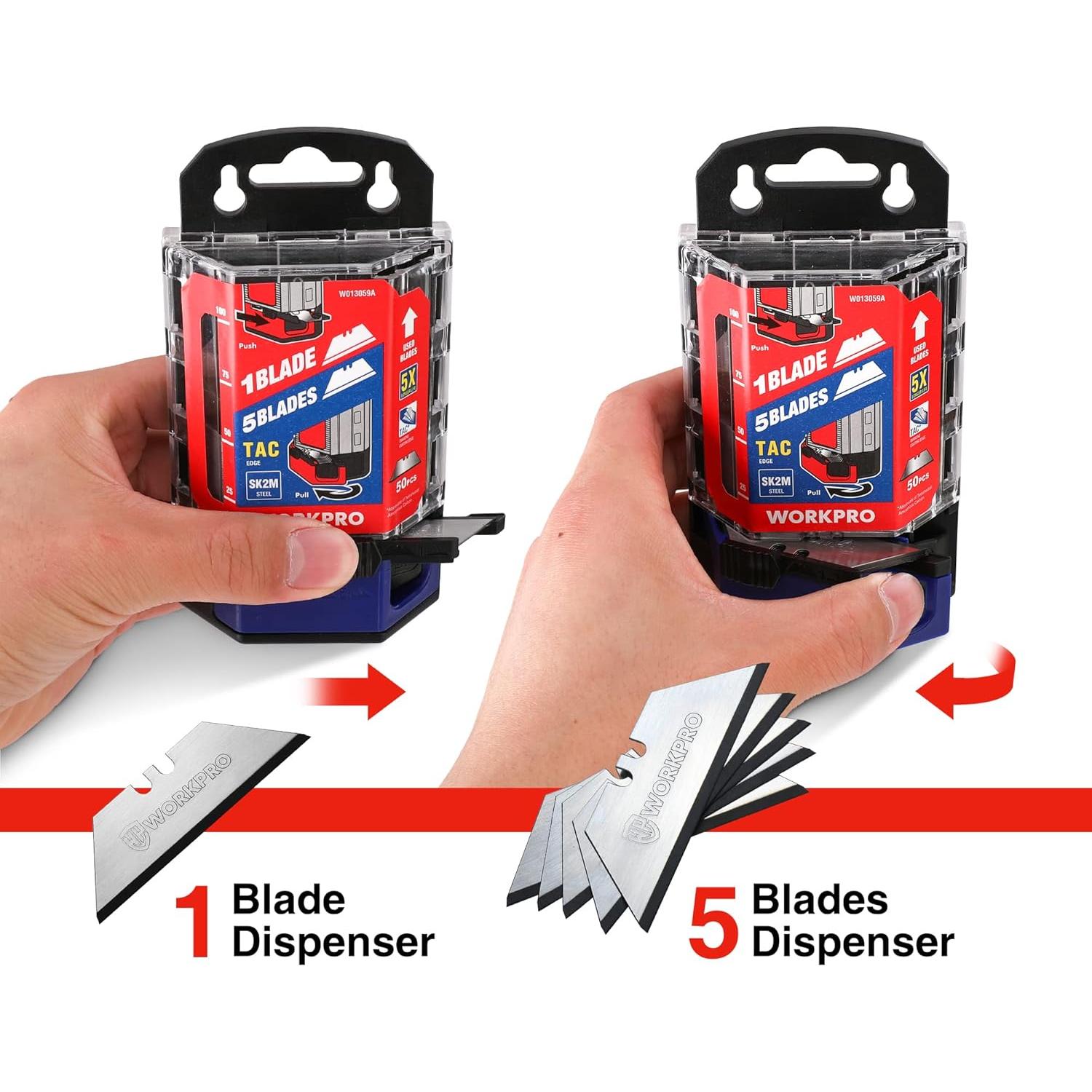 Cuchilla de Diamante 50 Piezas + Cuchillo Utility