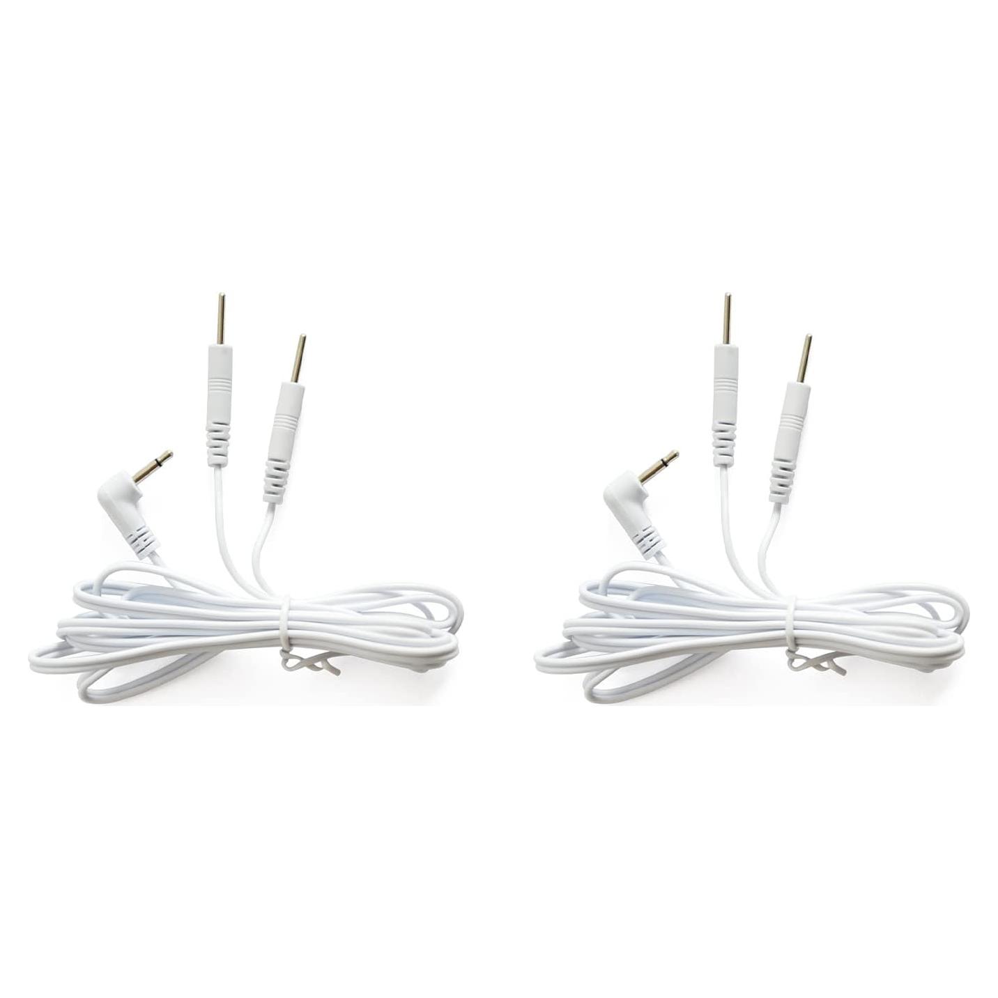 Cables de Conexión TENS 2.5mm a 2 Pines 2mm - 2 Unidades