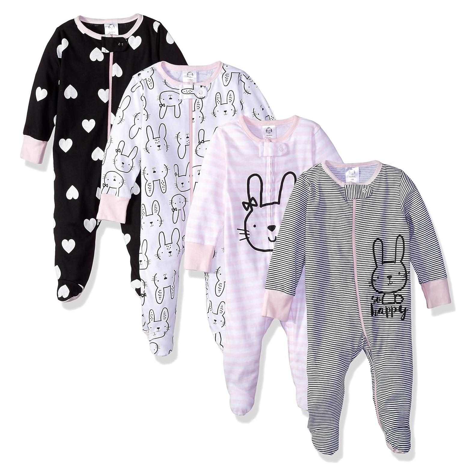Set de 4 Sleep 'N Play para Bebé Niña Gerber Prematuro