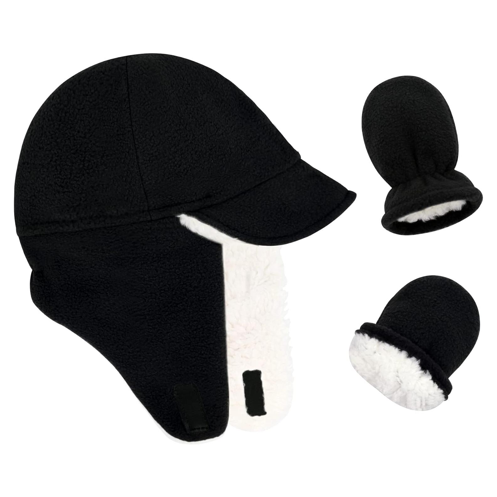 Conjunto Gorro y Manoplas Invierno Olreco Bebés 6-12 Meses