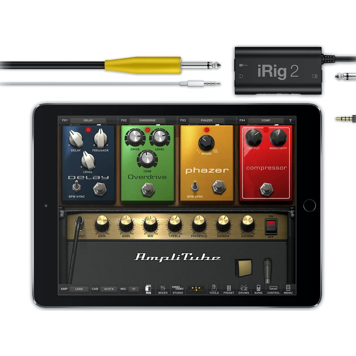 Interfaz de Audio IK Multimedia iRig 2 para Guitarra