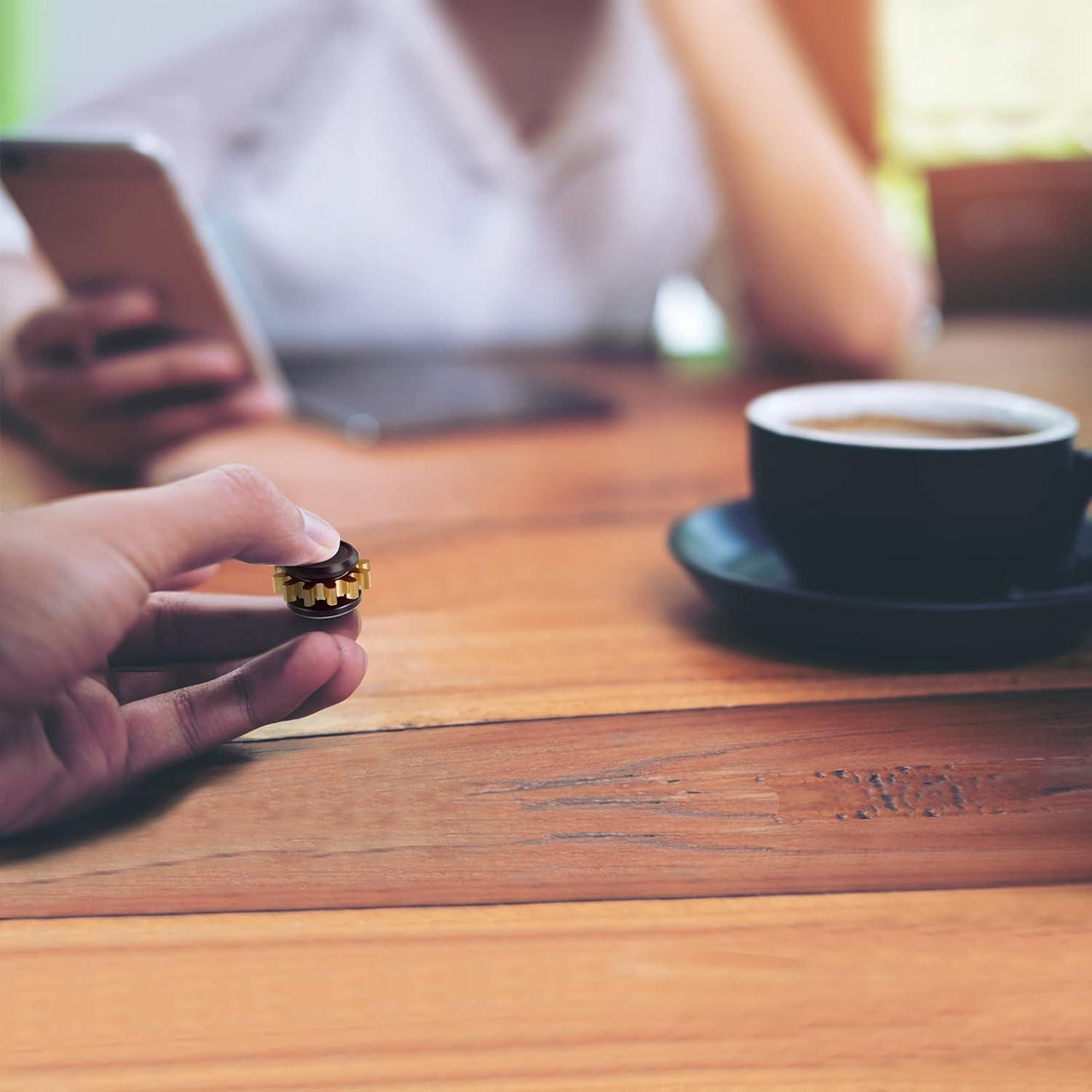 Juguete giratorio Zhanmai de metal antiestrés 2 piezas