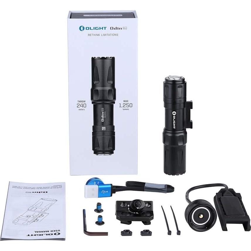 Linterna Táctica OLIGHT Odin Mini 1250 Lúmenes Recargable