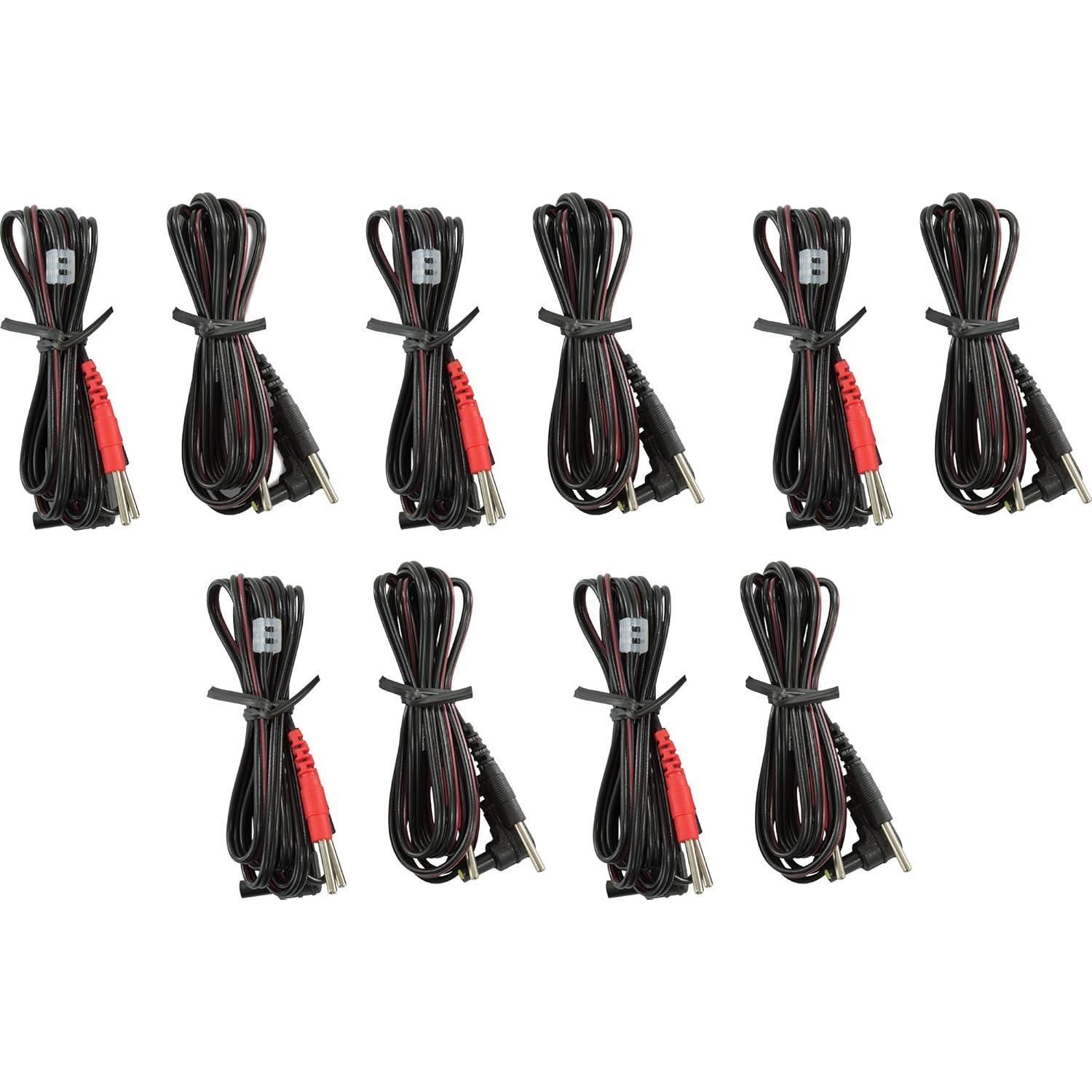 Cables de Conexión TENS 7000 - 5 Pares Universales para Electroterapia