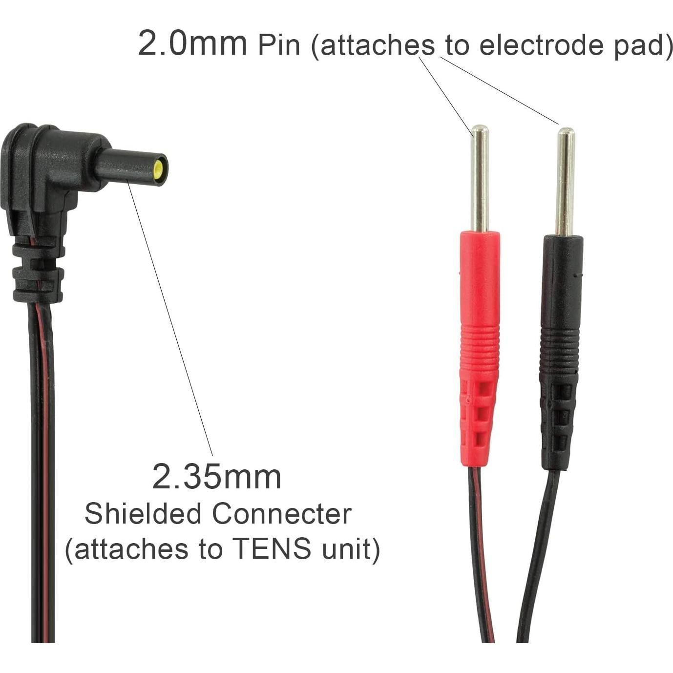 Cables de Conexión TENS 7000 - 5 Pares Universales para Electroterapia