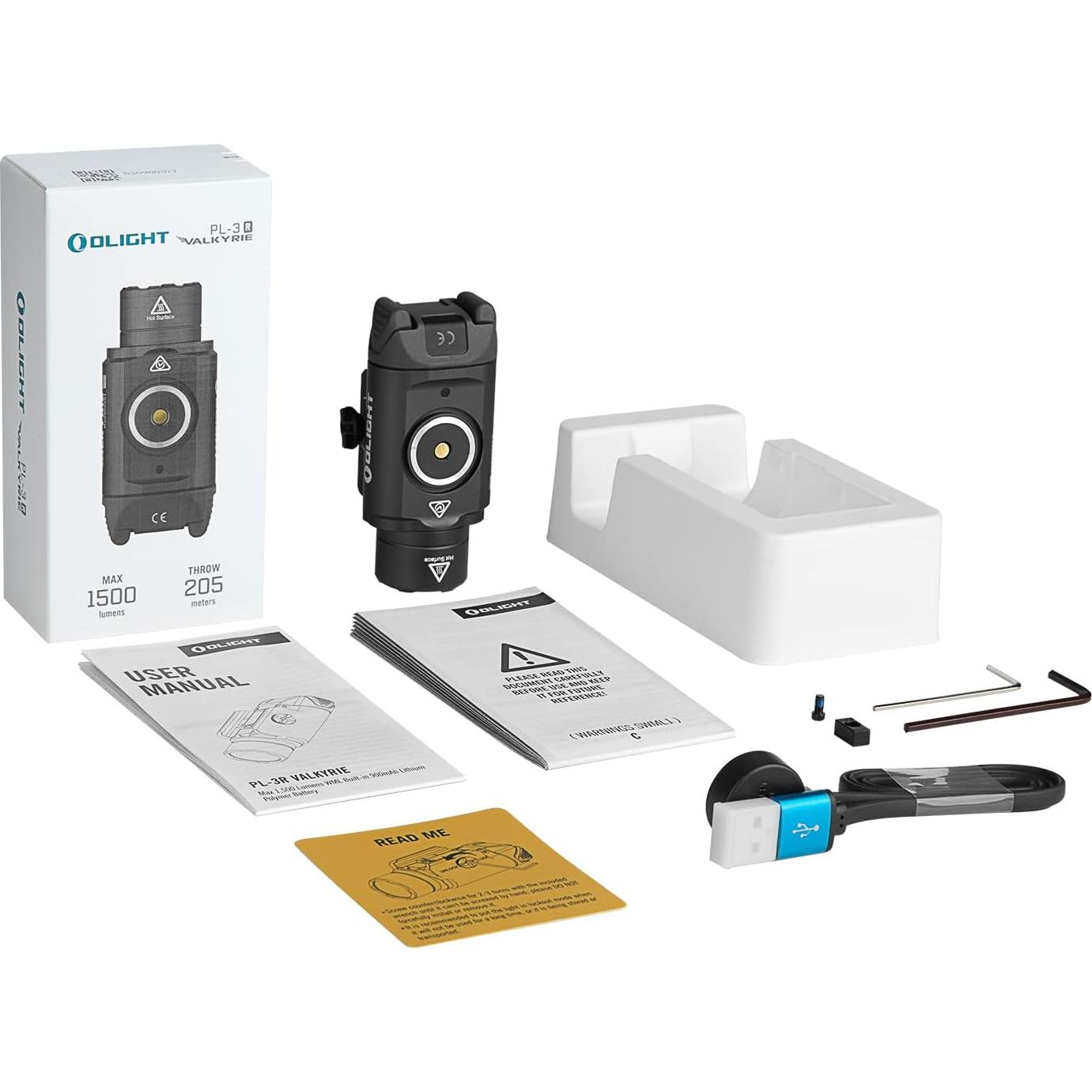 Linterna Táctica OLIGHT PL-3R 1500 Lúmenes Recargable