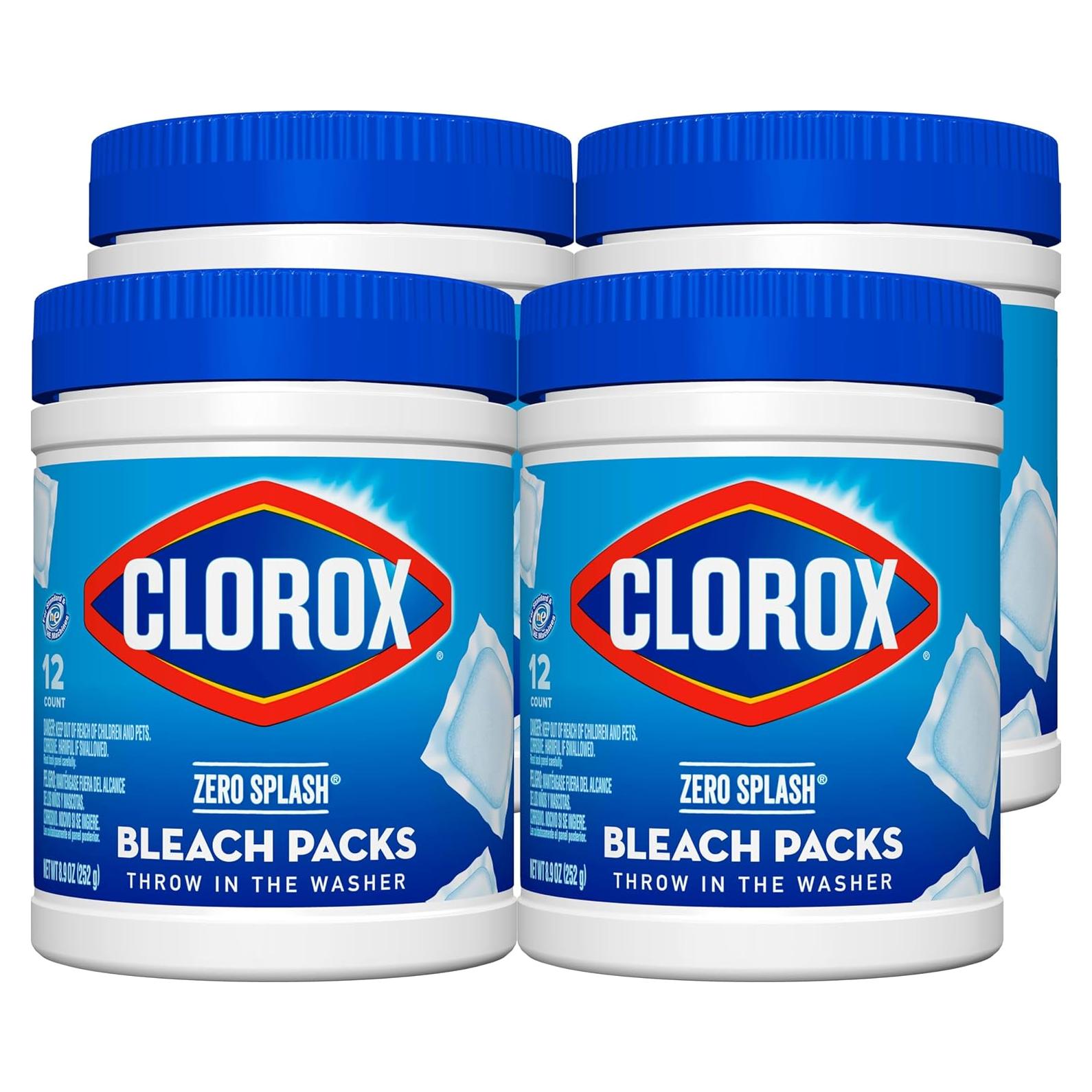 Clorox Paquetes de Blanqueador Sólido 252g - Sin Salpicaduras