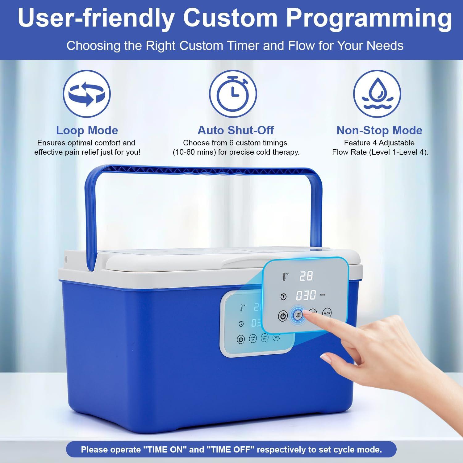 Máquina de Terapia Fría Leadfar 13 Cuartos para Hombro