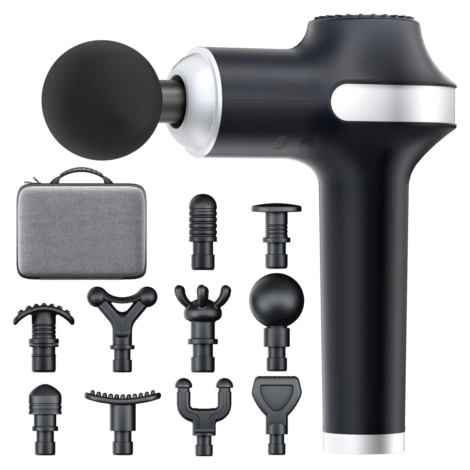 Pistola de Masaje UMAY Eléctrica 10 Accesorios 2800mAh