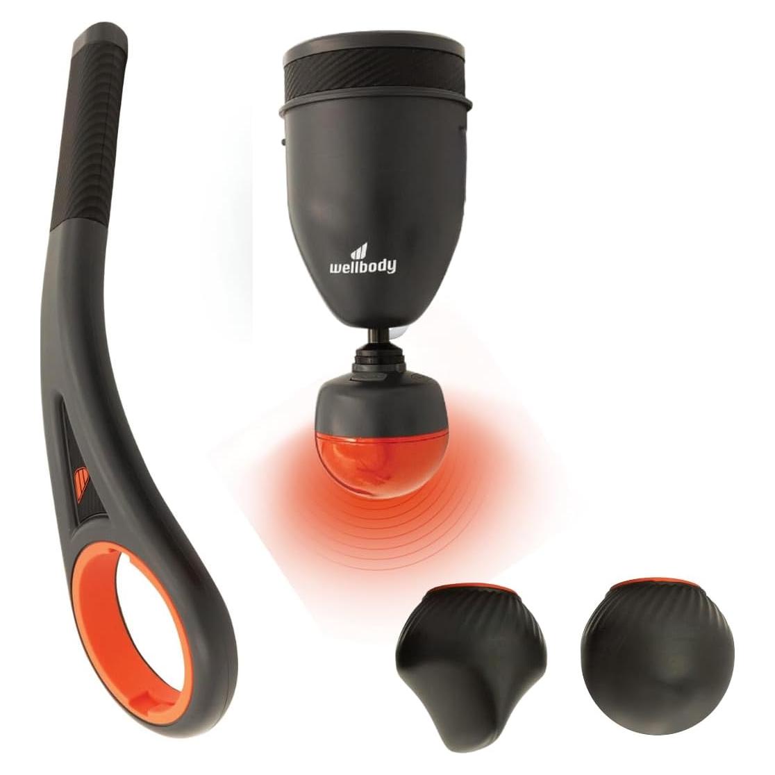 Pistola de Masaje Wellbody Advance con Calor y Vibración