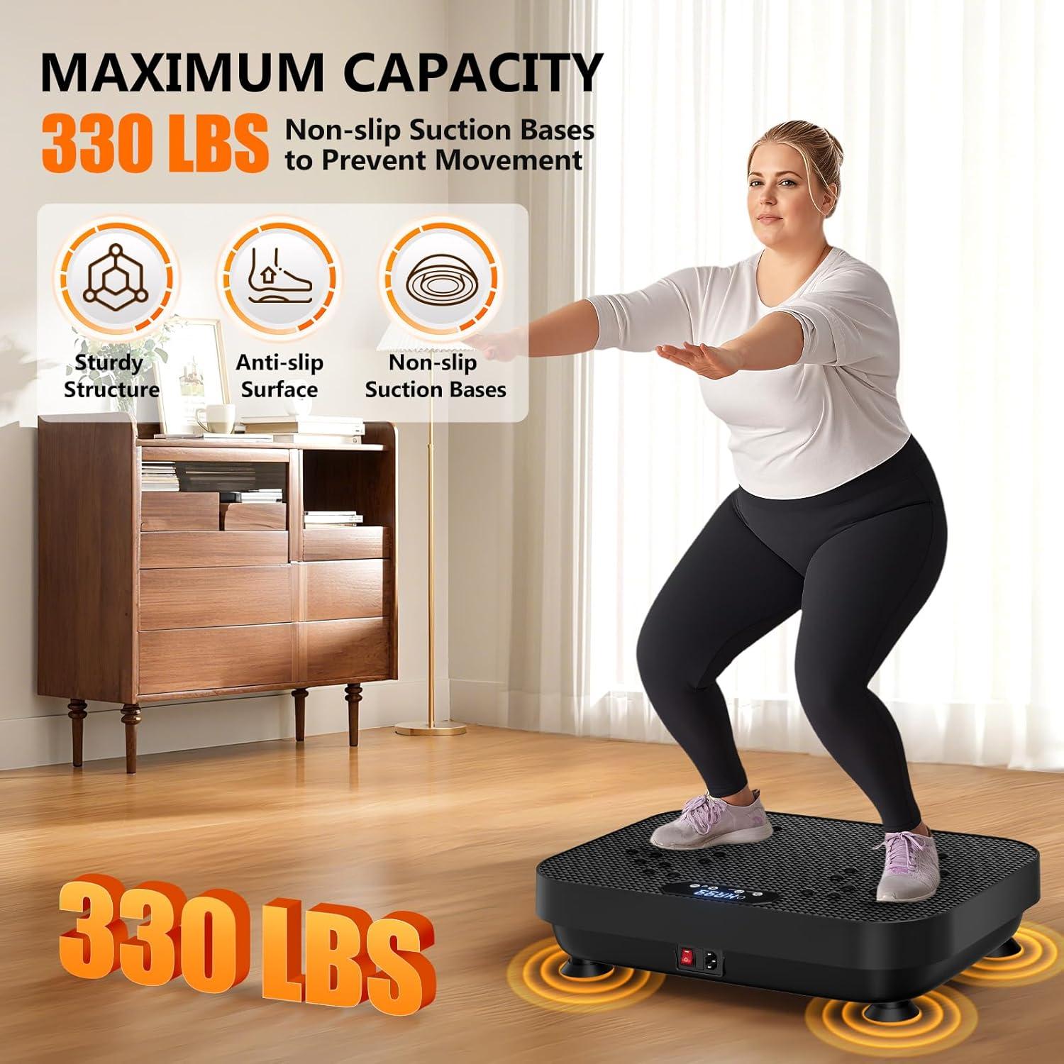 Máquina de Vibración SEDOZIK ZK05 150 Kg 8 Modos de Ejercicio