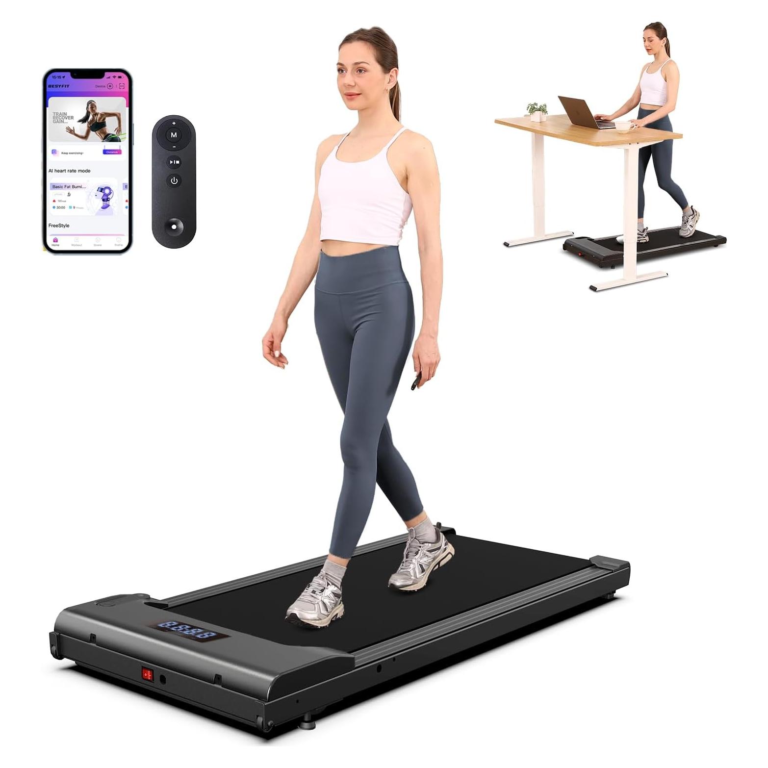 Caminadora Lichico DK-38AB-2 Compacta y Silenciosa 0.8-6.4 km/h