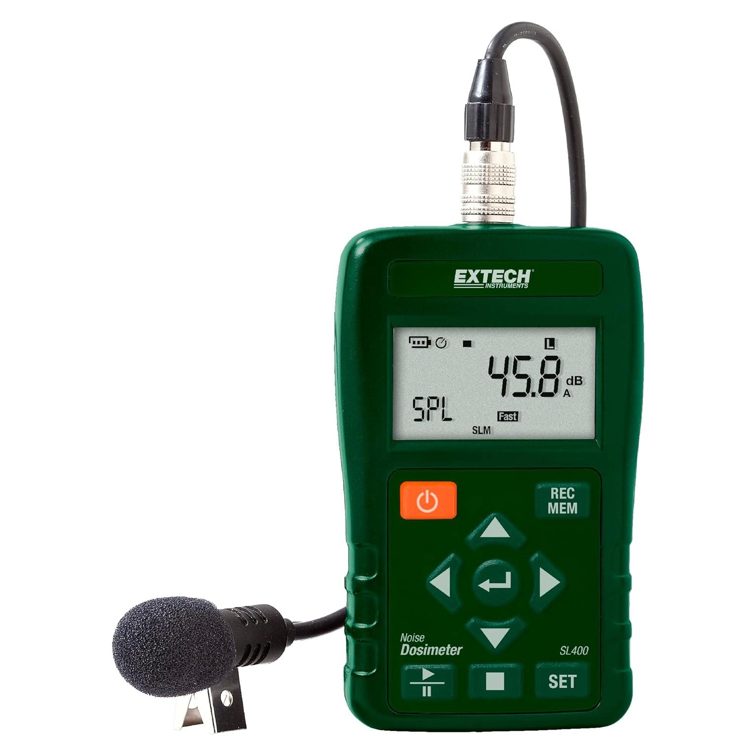 Dosímetro Personal de Ruido Extech SL400 con USB