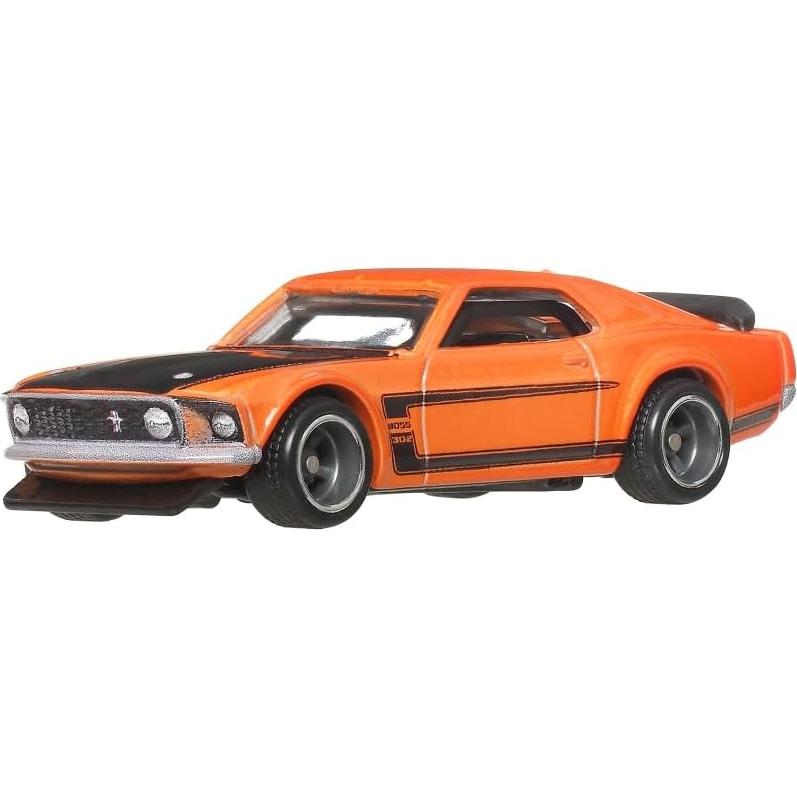 Hot Wheels Boss 302 '69 Ford Mustang Juguete Mini Auto Naranja