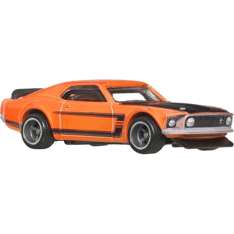 Hot Wheels Boss 302 '69 Ford Mustang Juguete Mini Auto Naranja
