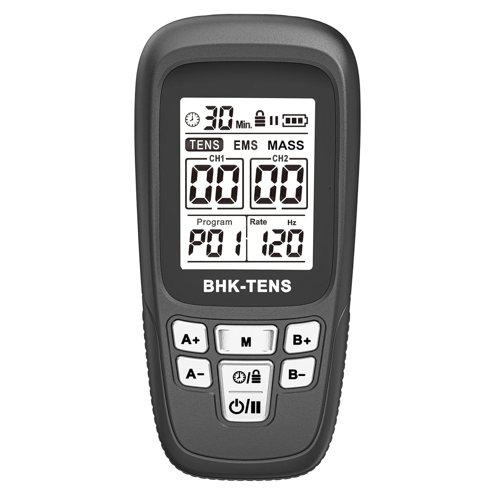 Estimulador Muscular TENS EMS BHK-TENS 24 Modos 40 Niveles