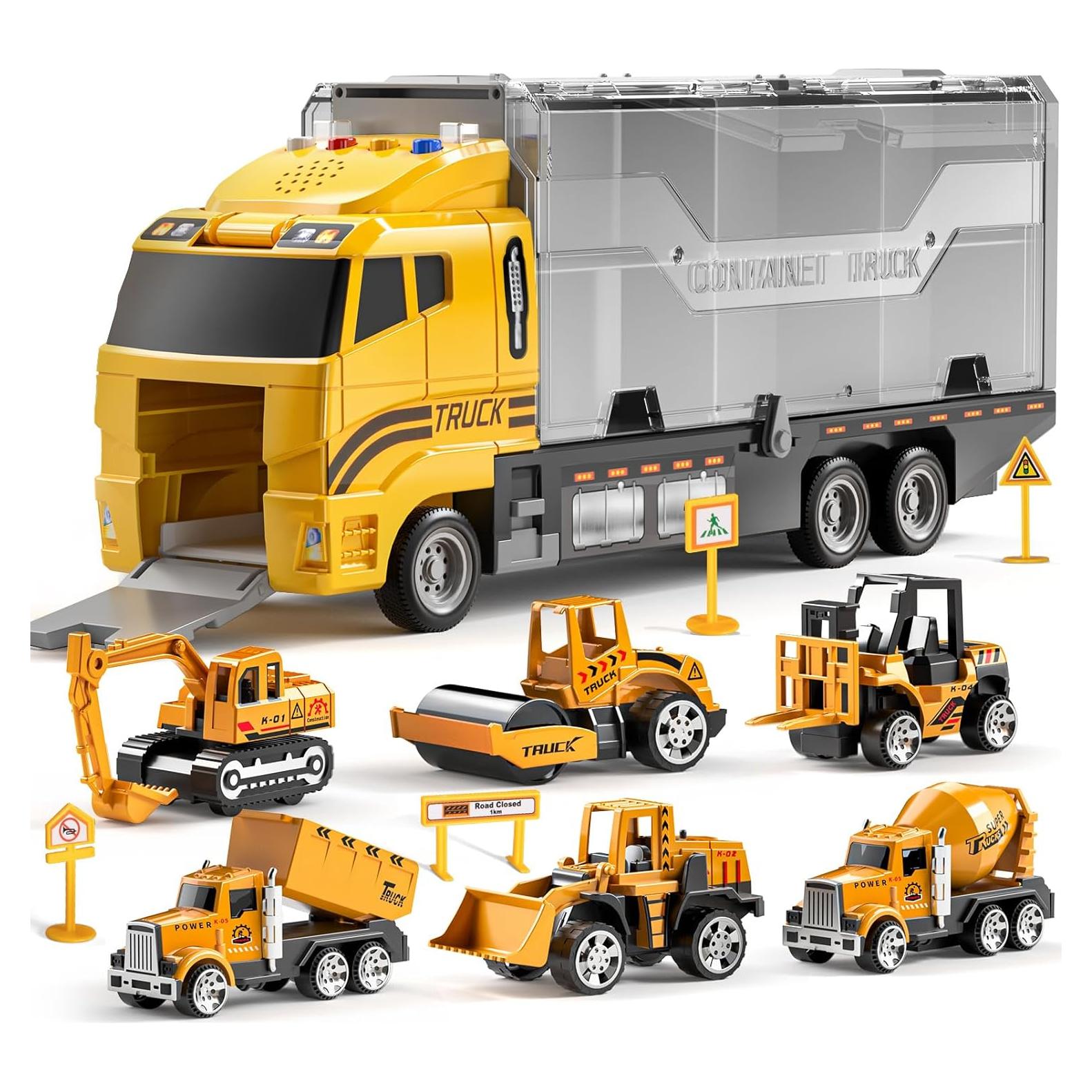 Juego de Camiones de Construcción TEMI con Alfombrilla 1.02kg