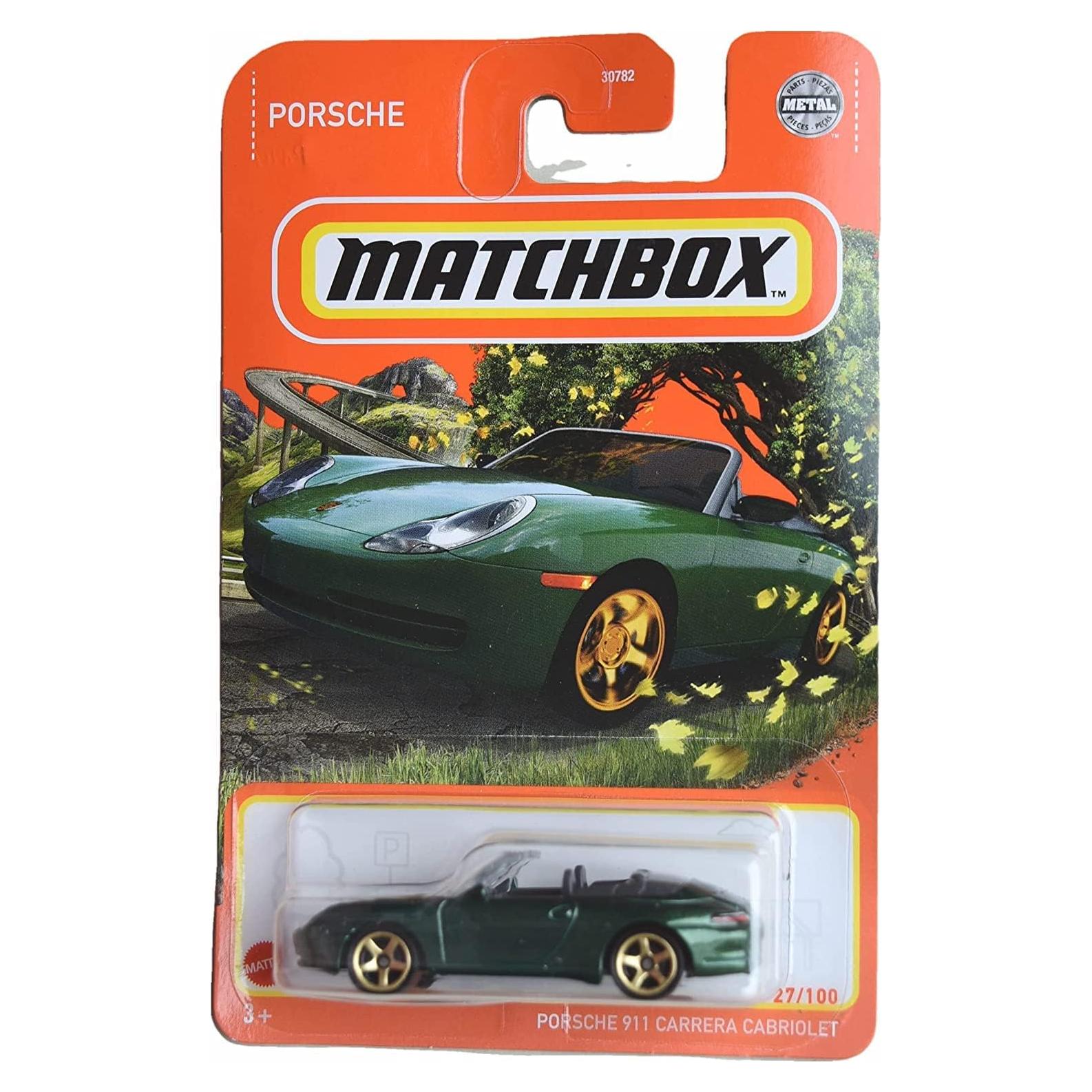 Auto de Juguete Matchbox Porsche 911 Cabriolet Verde