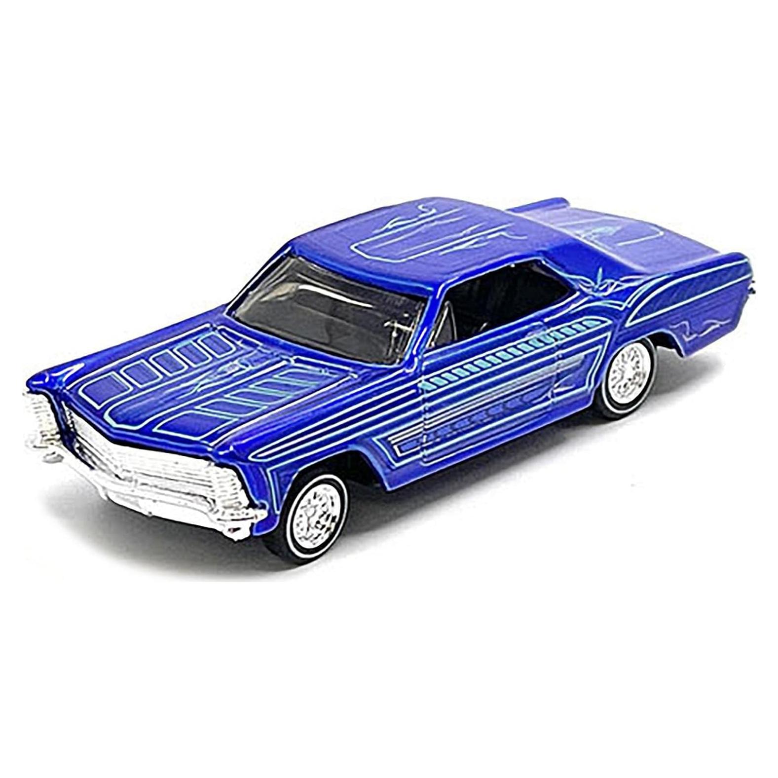 Coche Diecast 1965 Riviera Azul Caramelo 1/64 Maisto