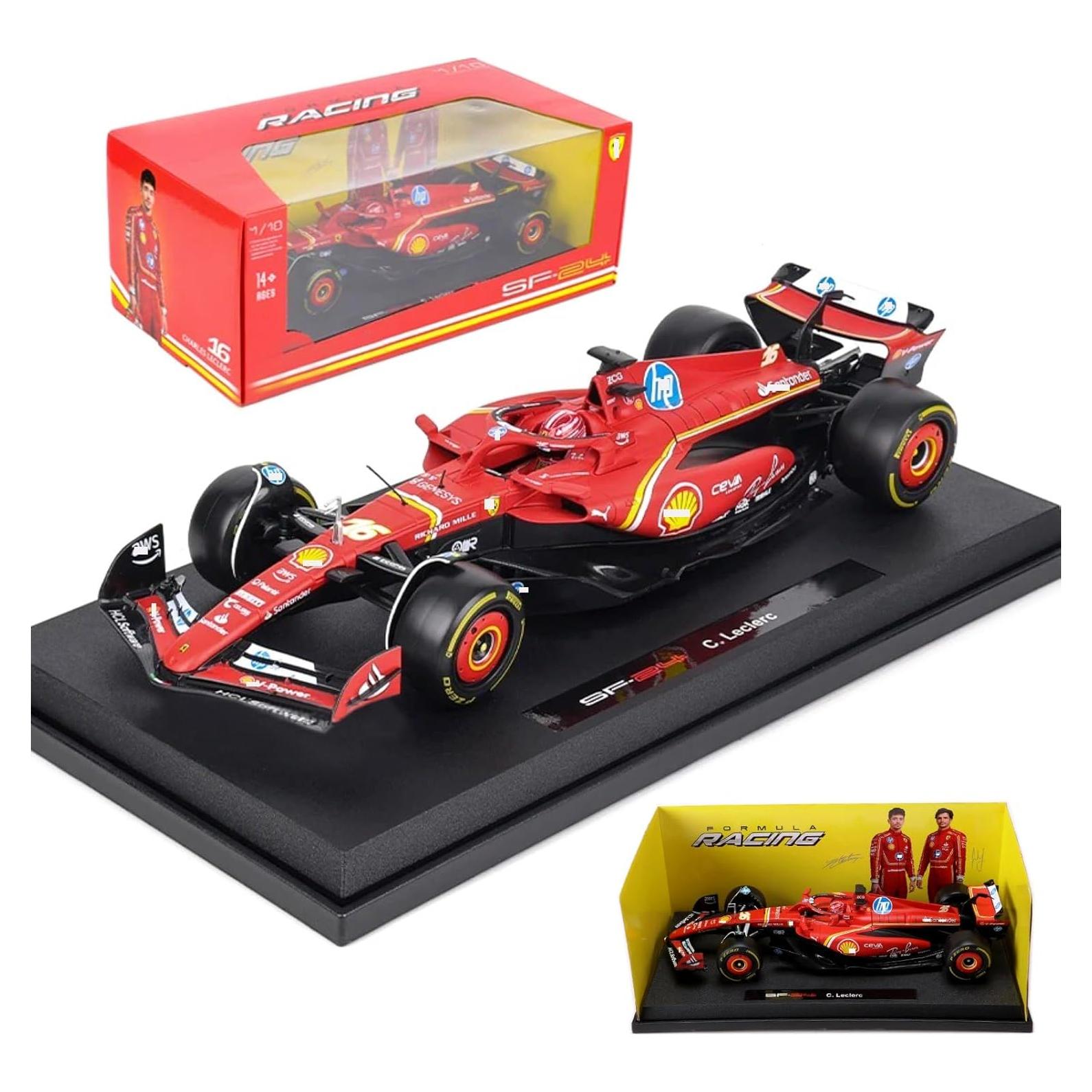 Modelo de Coche de Carreras F1 SF24#16 Leclerc 31.2cm Diecast