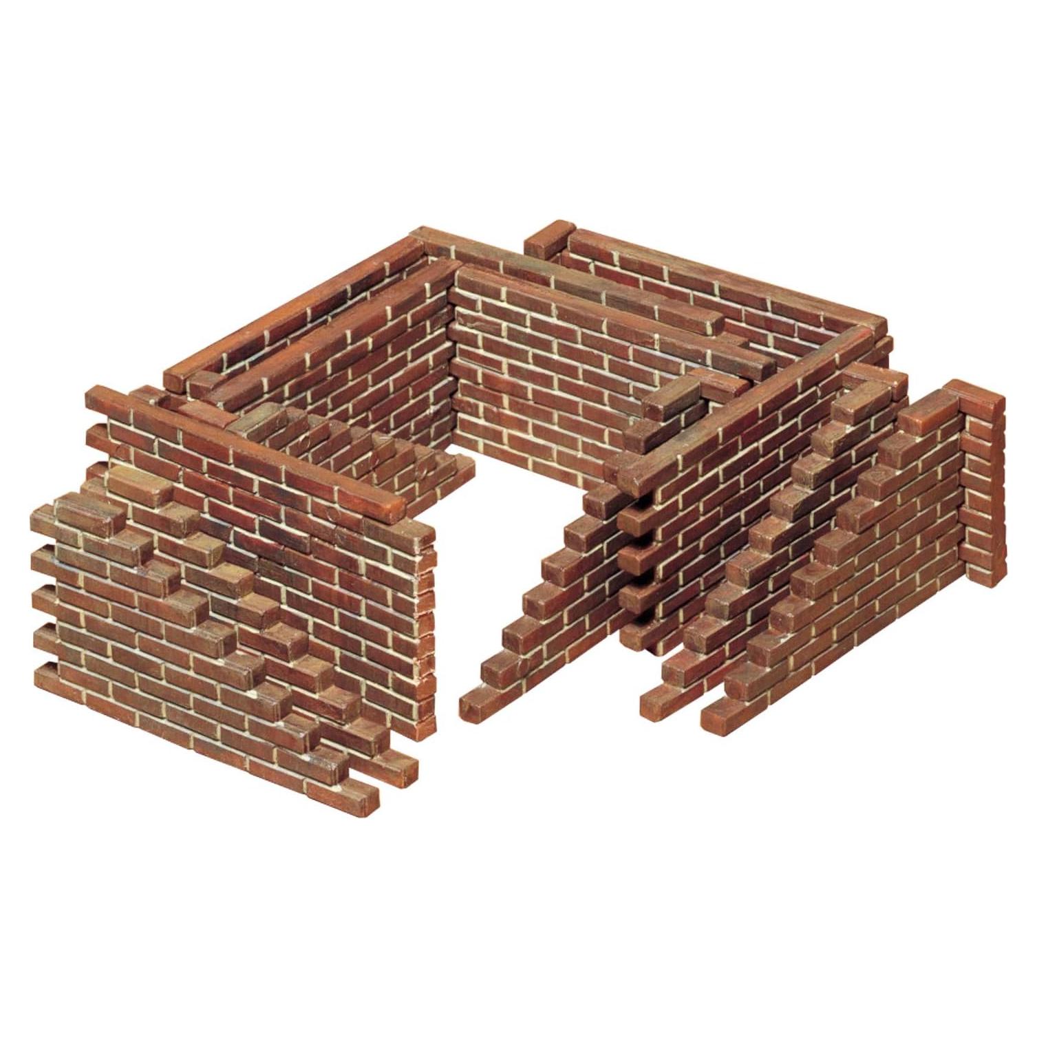 Juego de Pared de Ladrillos Tamiya 1/35 - 22 Piezas