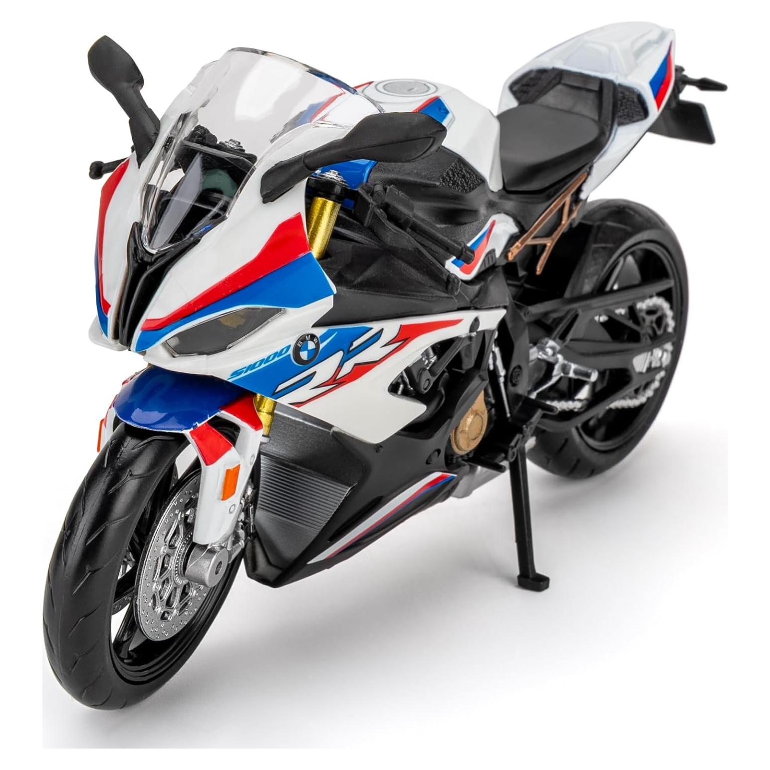 Motocicleta Diecast 1:12 BMW S1000RR Blanco RMZ City