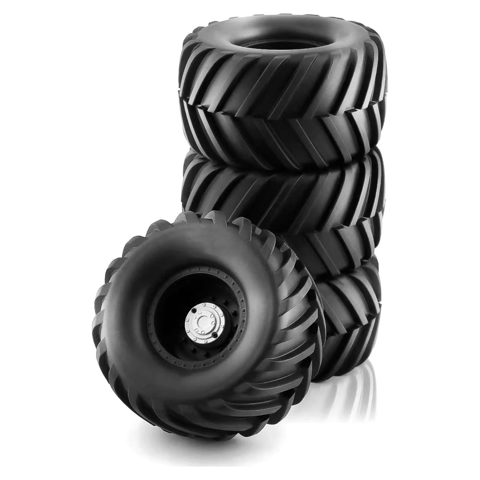 Neumáticos RC 1/10 Chanmoo para Camión Monstruo 4 Pcs