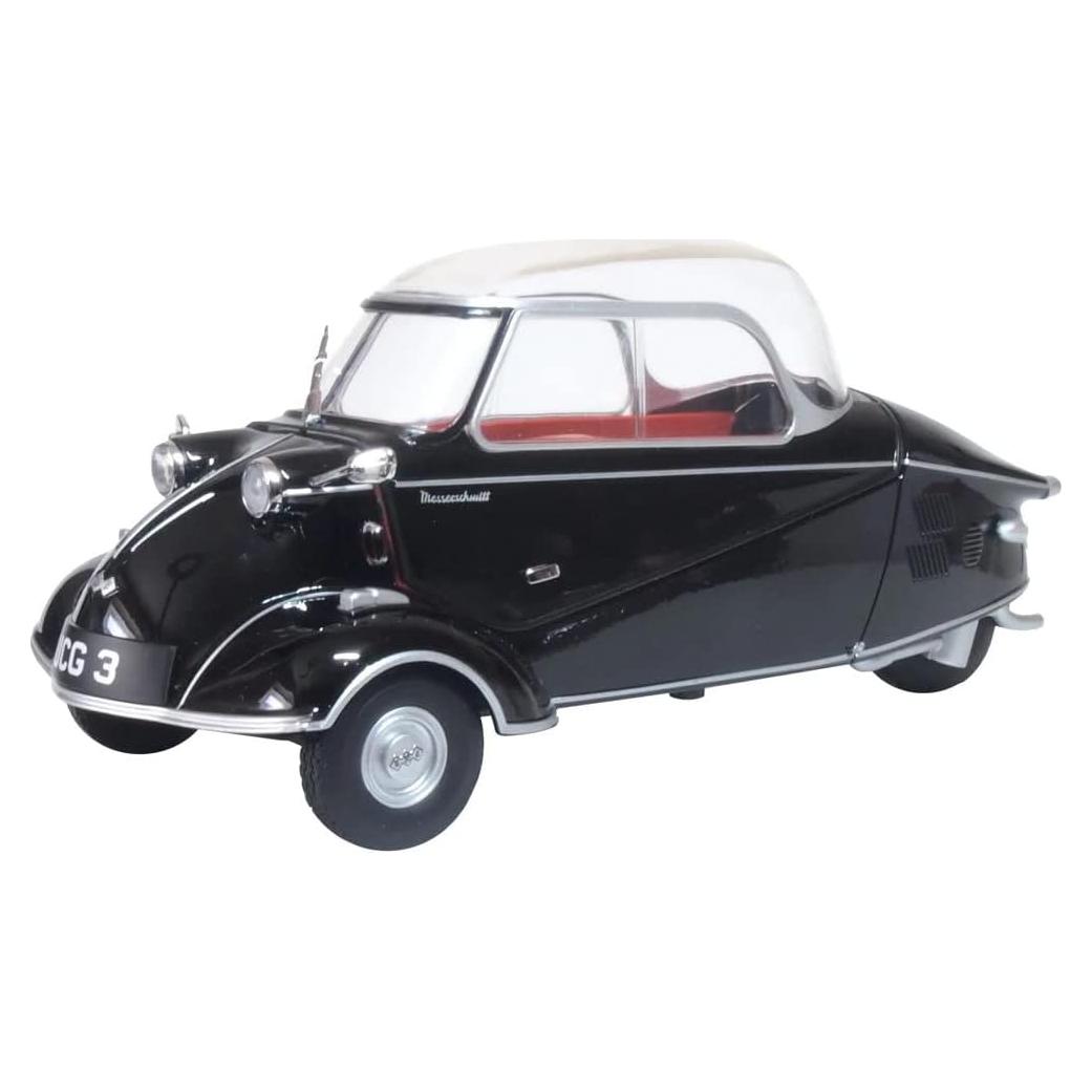 Modelo Diecast Messerschmitt KR200 Burbuja Negra 1:18 Oxford